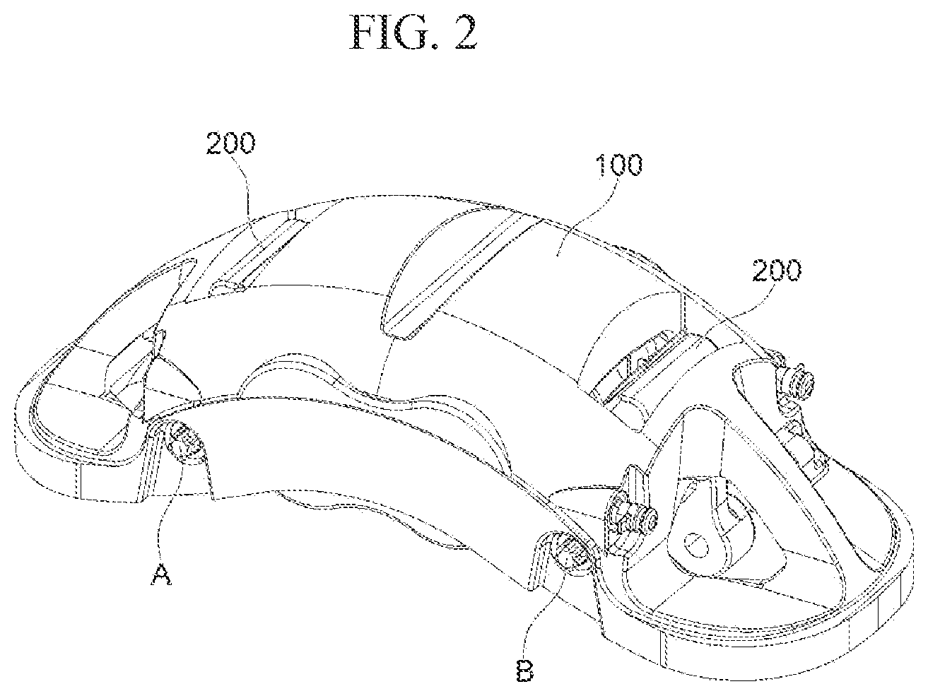 Patent US12297879 Figure 2 – Disc brake
