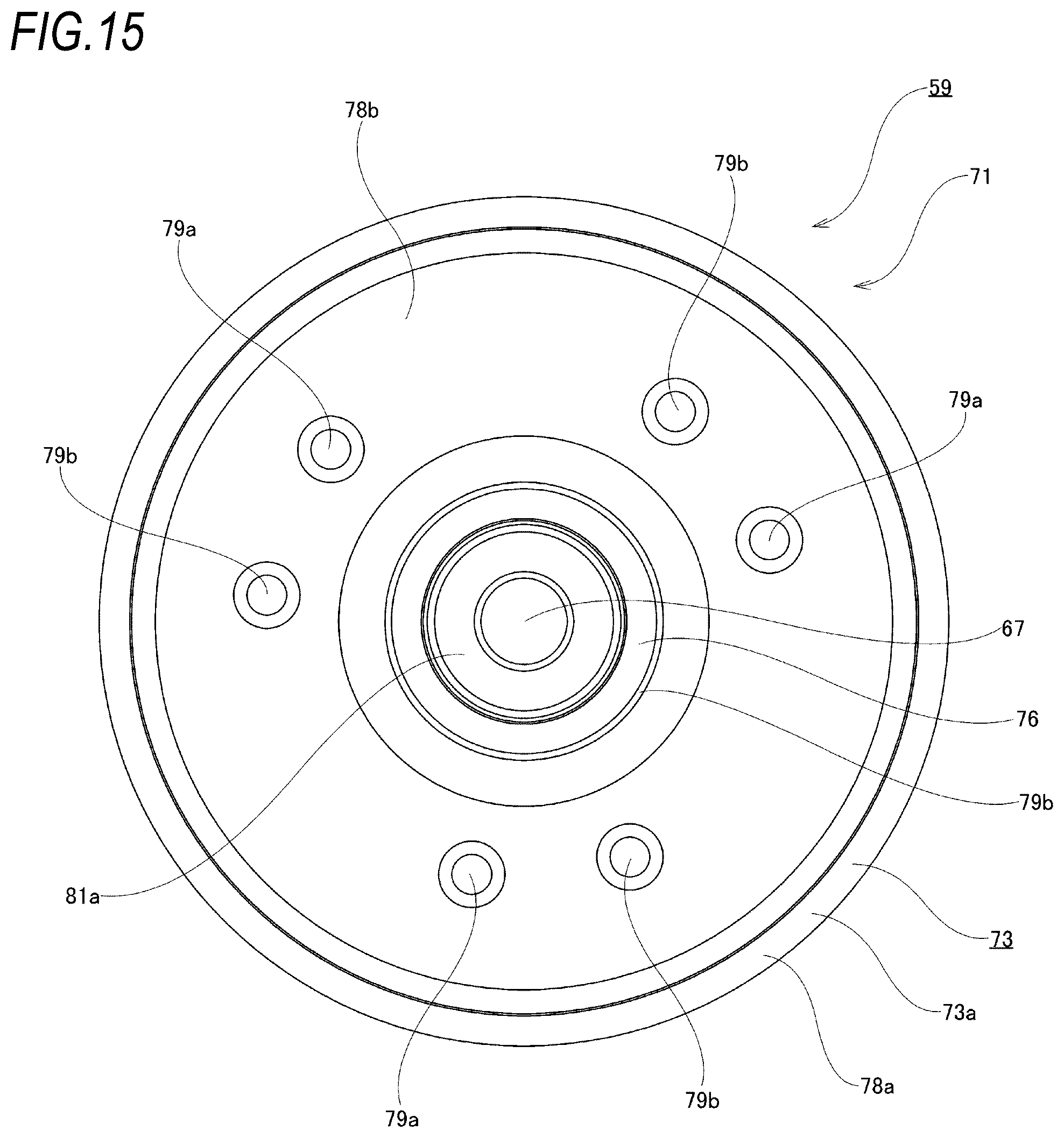 Patent US12297880 Figure 15 – Motor gear unit for disc brake apparatus and disc brake apparatus