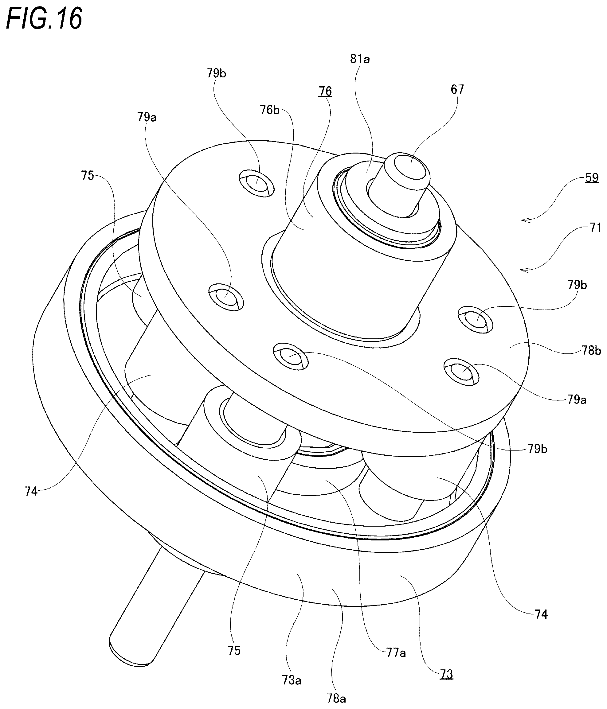 Patent US12297880 Figure 16 – Motor gear unit for disc brake apparatus and disc brake apparatus