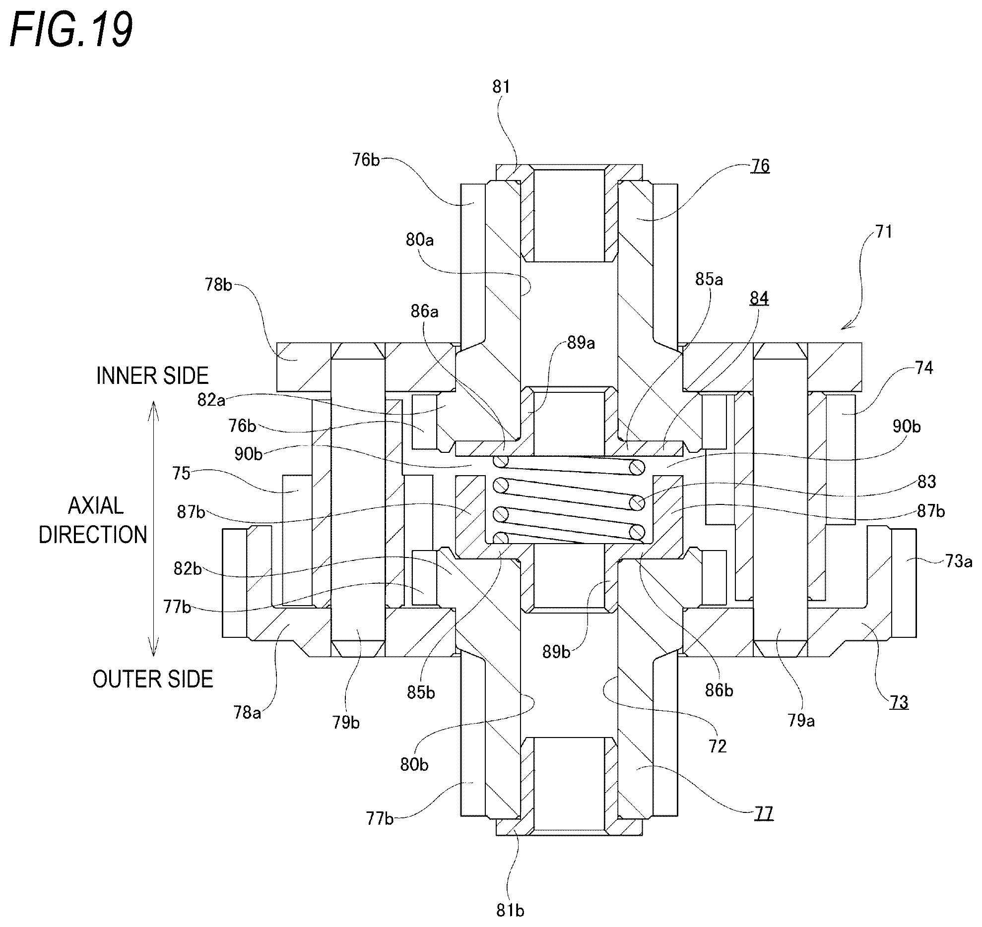 Patent US12297880 Figure 19 – Motor gear unit for disc brake apparatus and disc brake apparatus