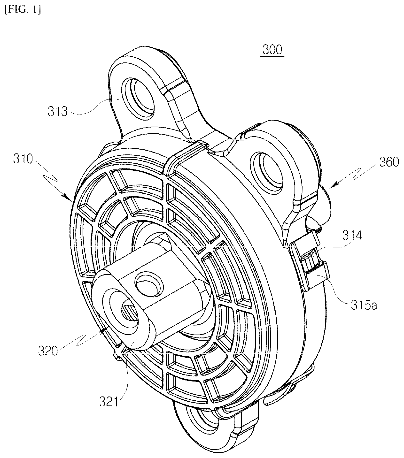 Patent US12297881 Figure 1 – Brake module