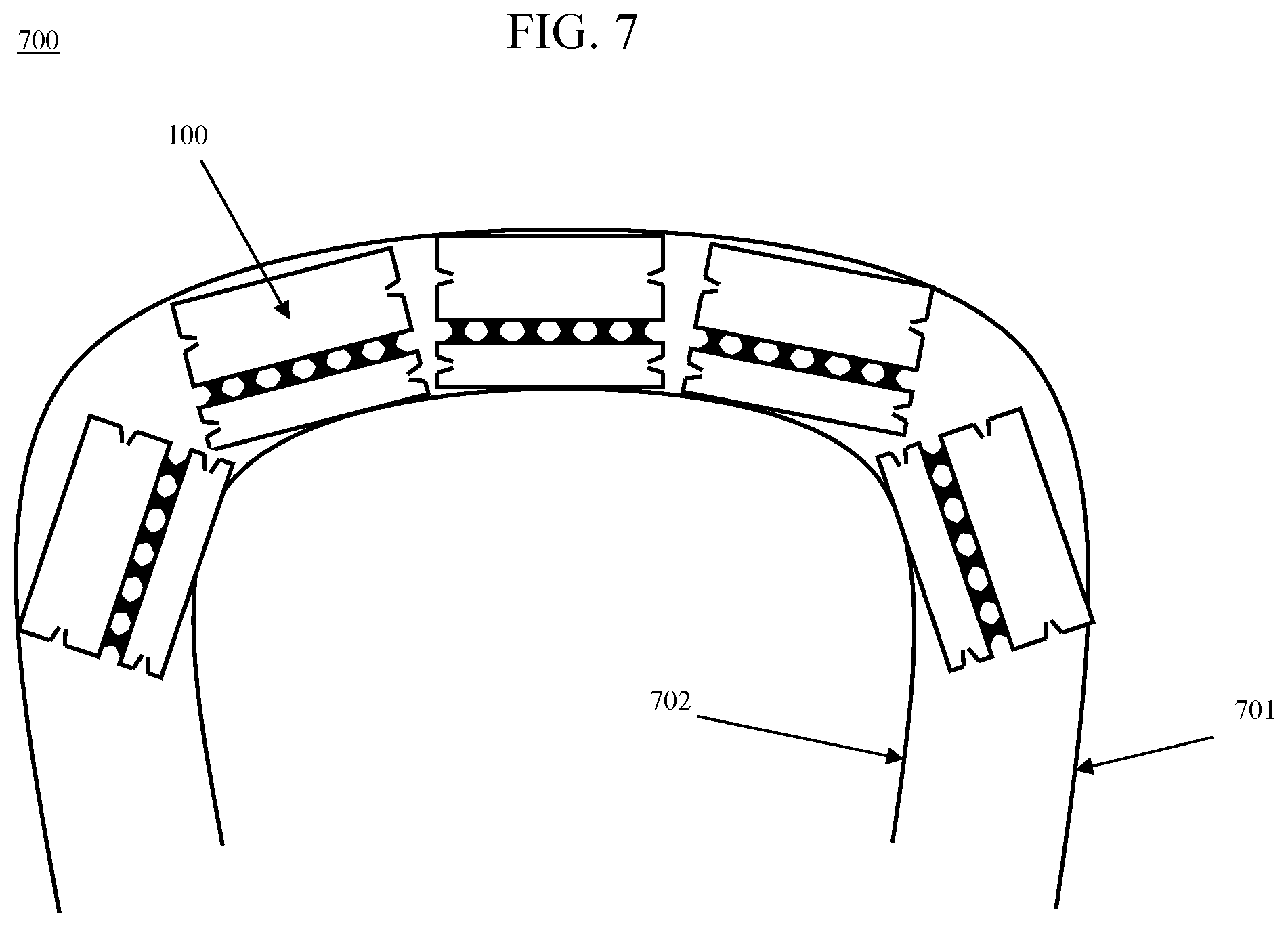 Patent US12297884 Figure 7 – Impact absorbing apparatus