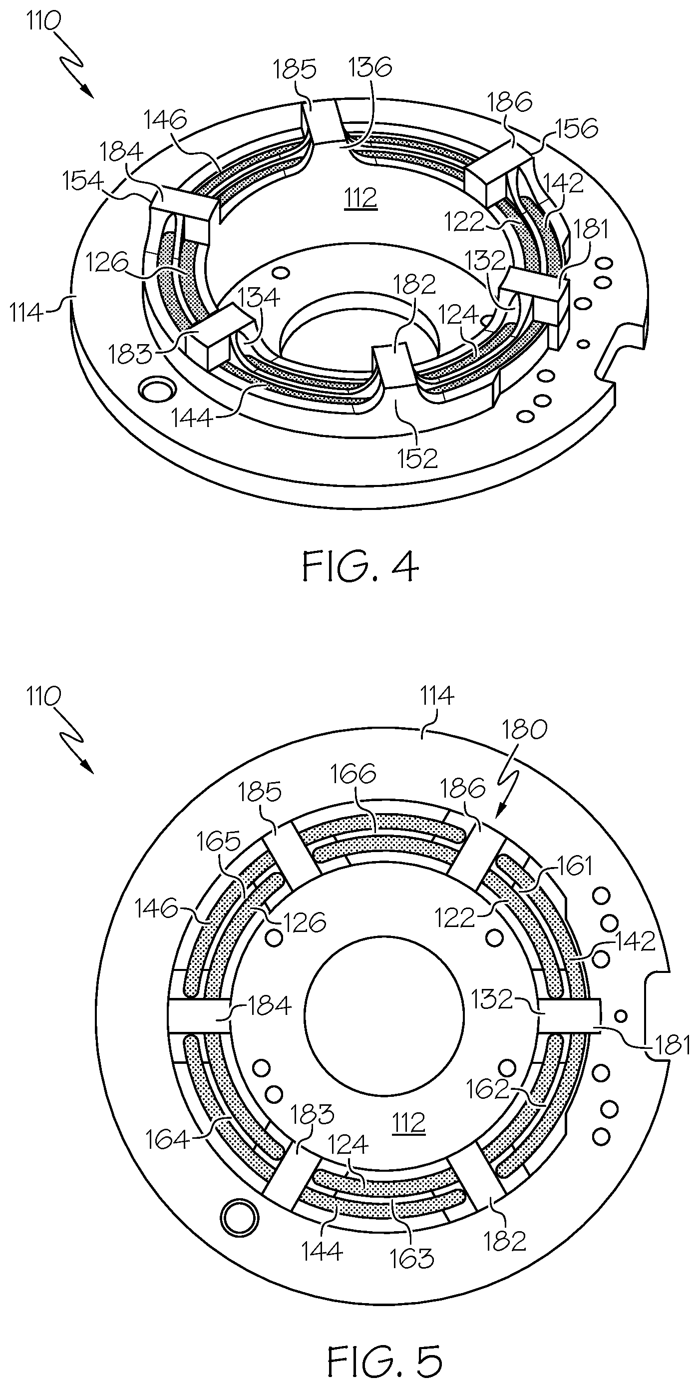 Patent US12297885 Figure 2 – Shock isolator with flexures and stop mechanism