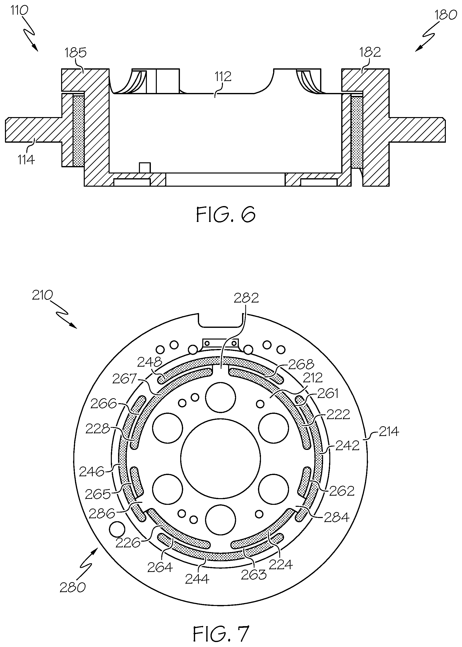 Patent US12297885 Figure 3 – Shock isolator with flexures and stop mechanism