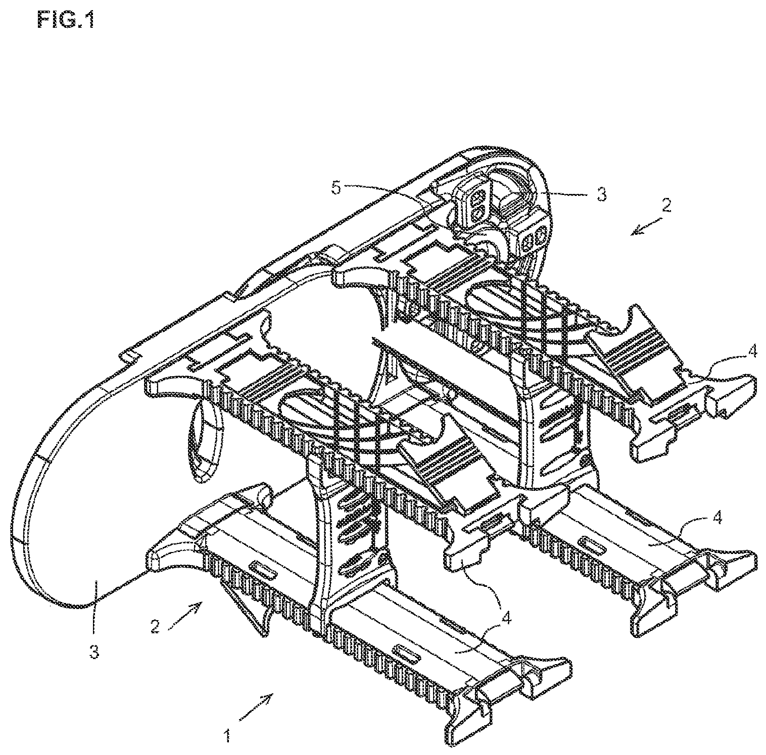 Patent US12297891 Figure 1 – Transverse bar and chain link with transverse bar