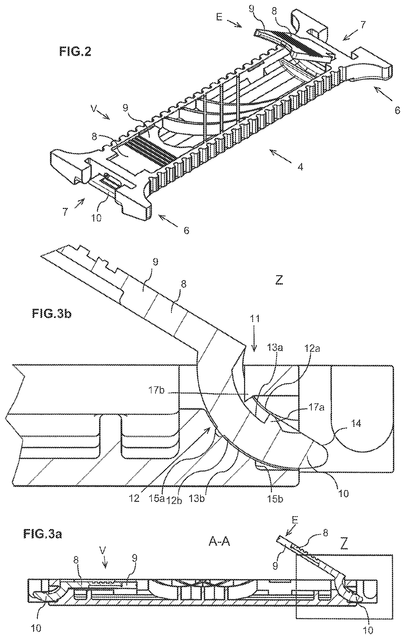 Patent US12297891 Figure 2 – Transverse bar and chain link with transverse bar