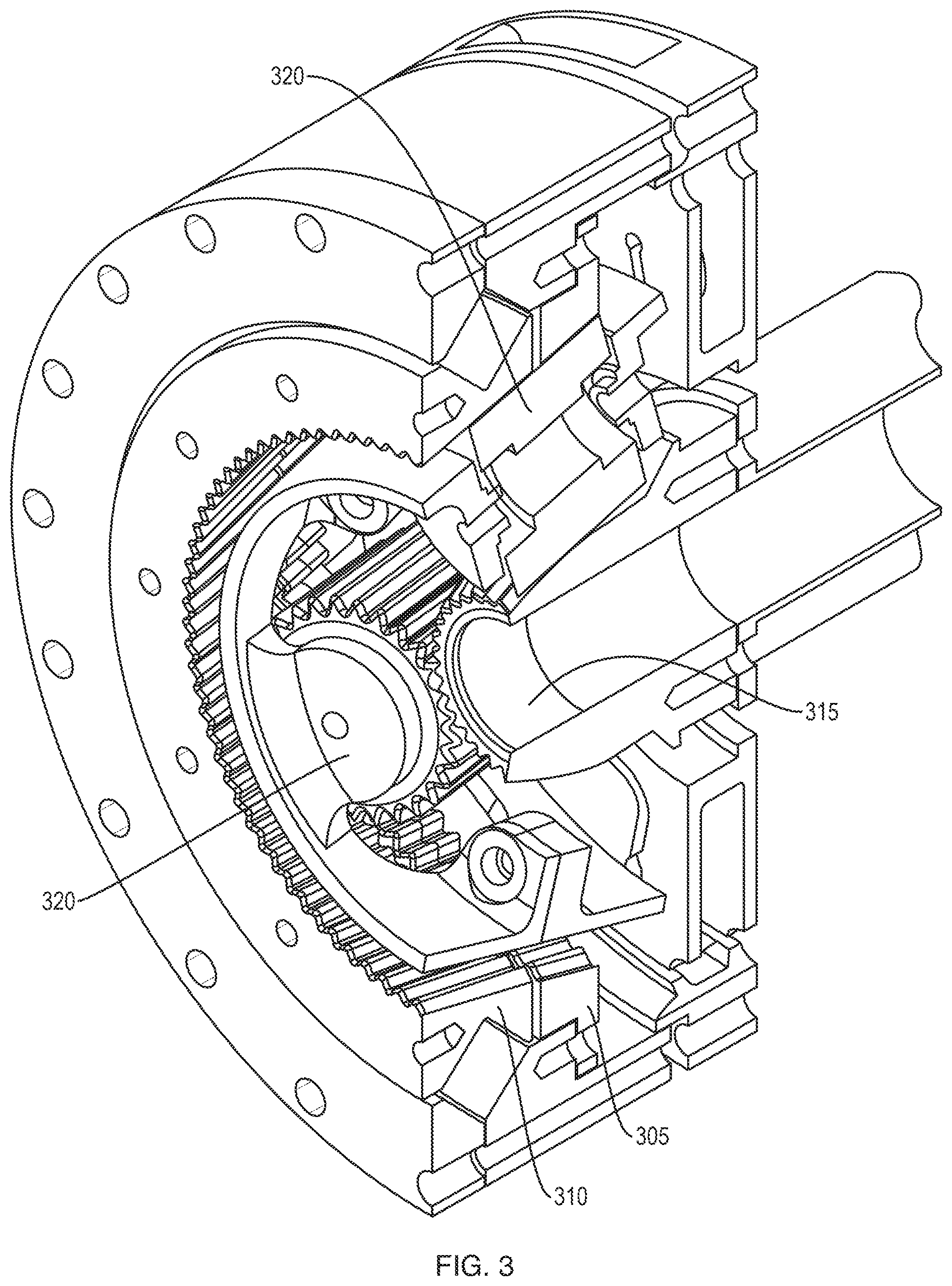 Patent US12297892 Figure 3 – Tapered differential planetary drive