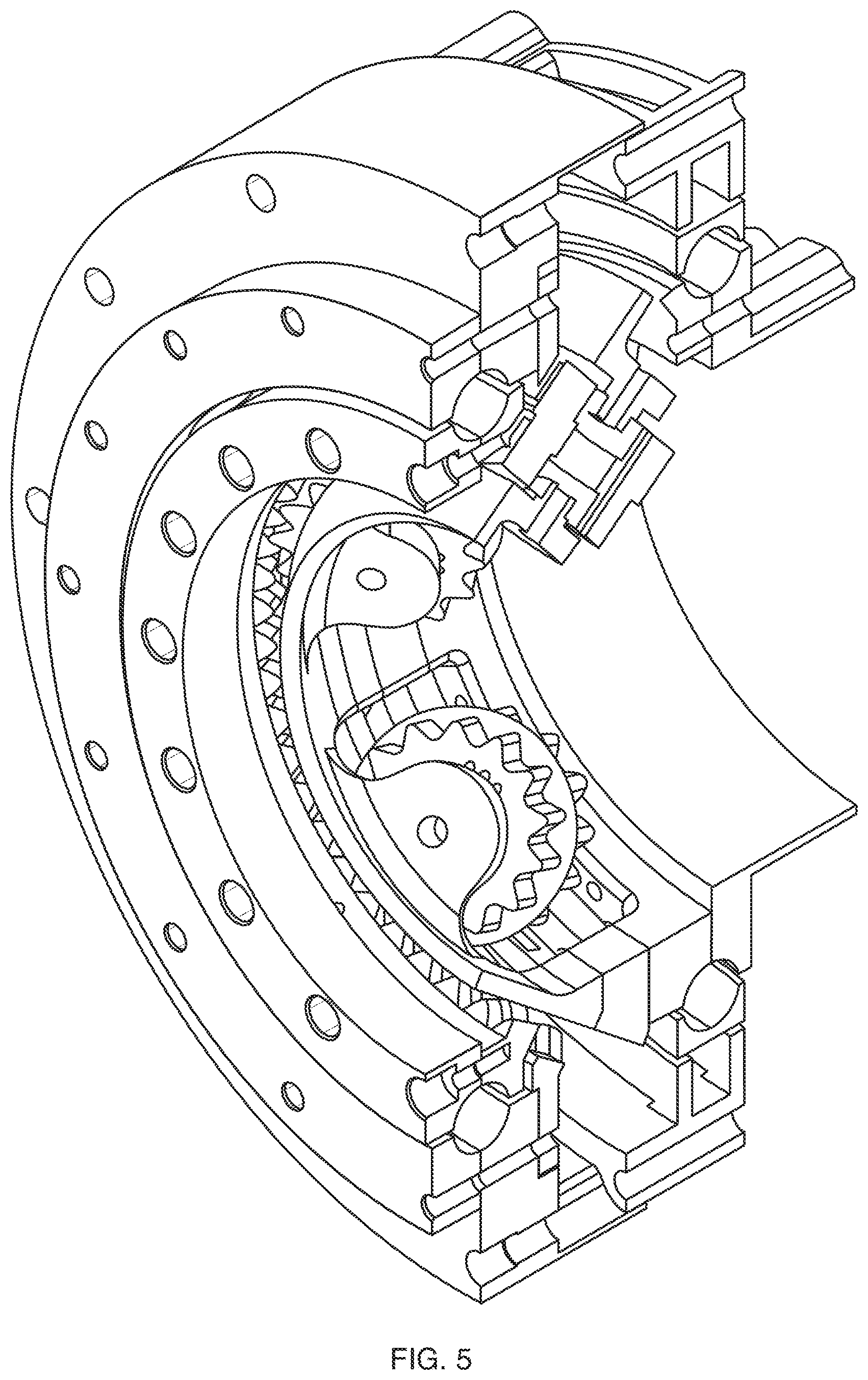 Patent US12297892 Figure 5 – Tapered differential planetary drive