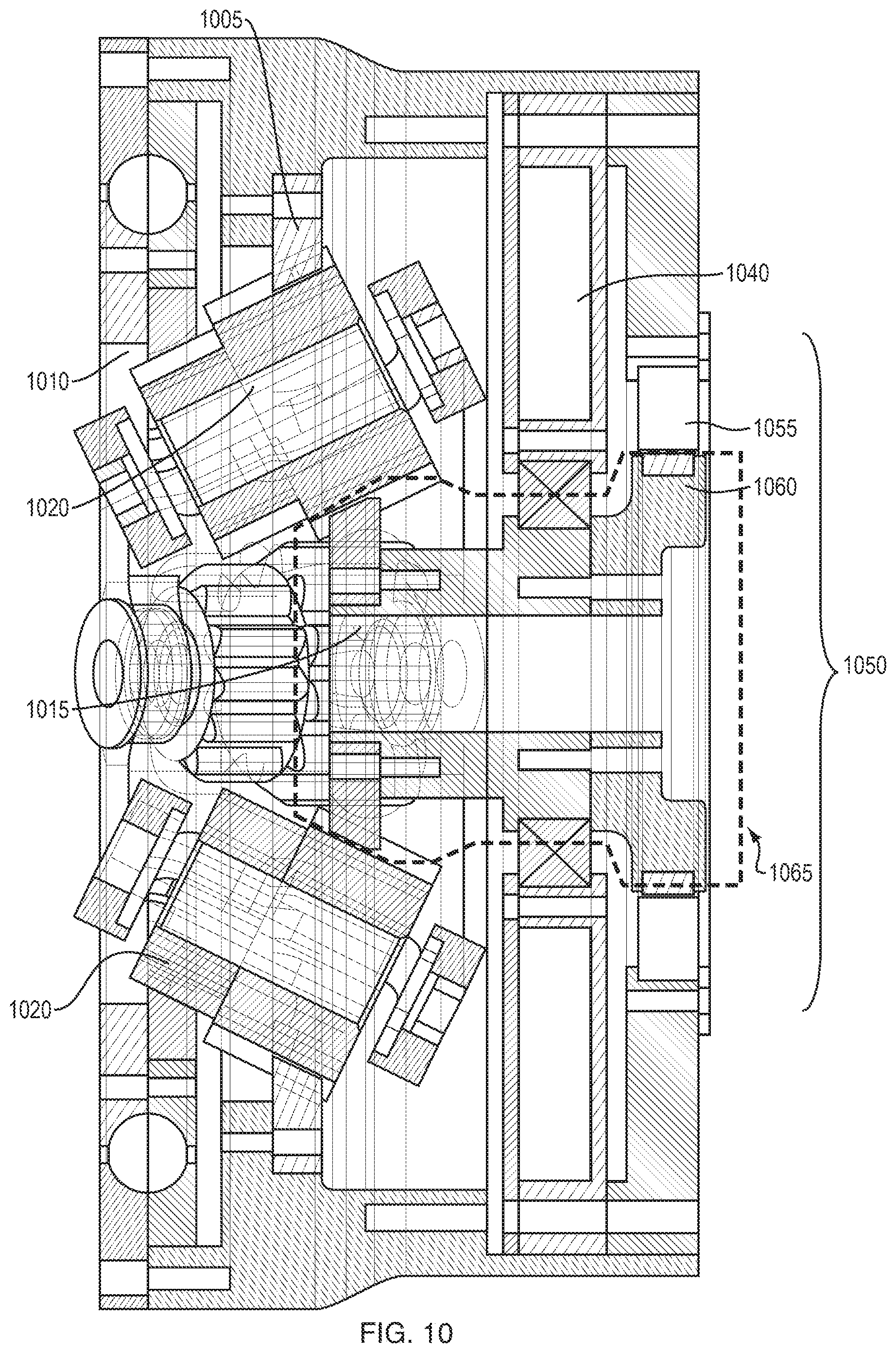 Patent US12297892 Figure 10 – Tapered differential planetary drive