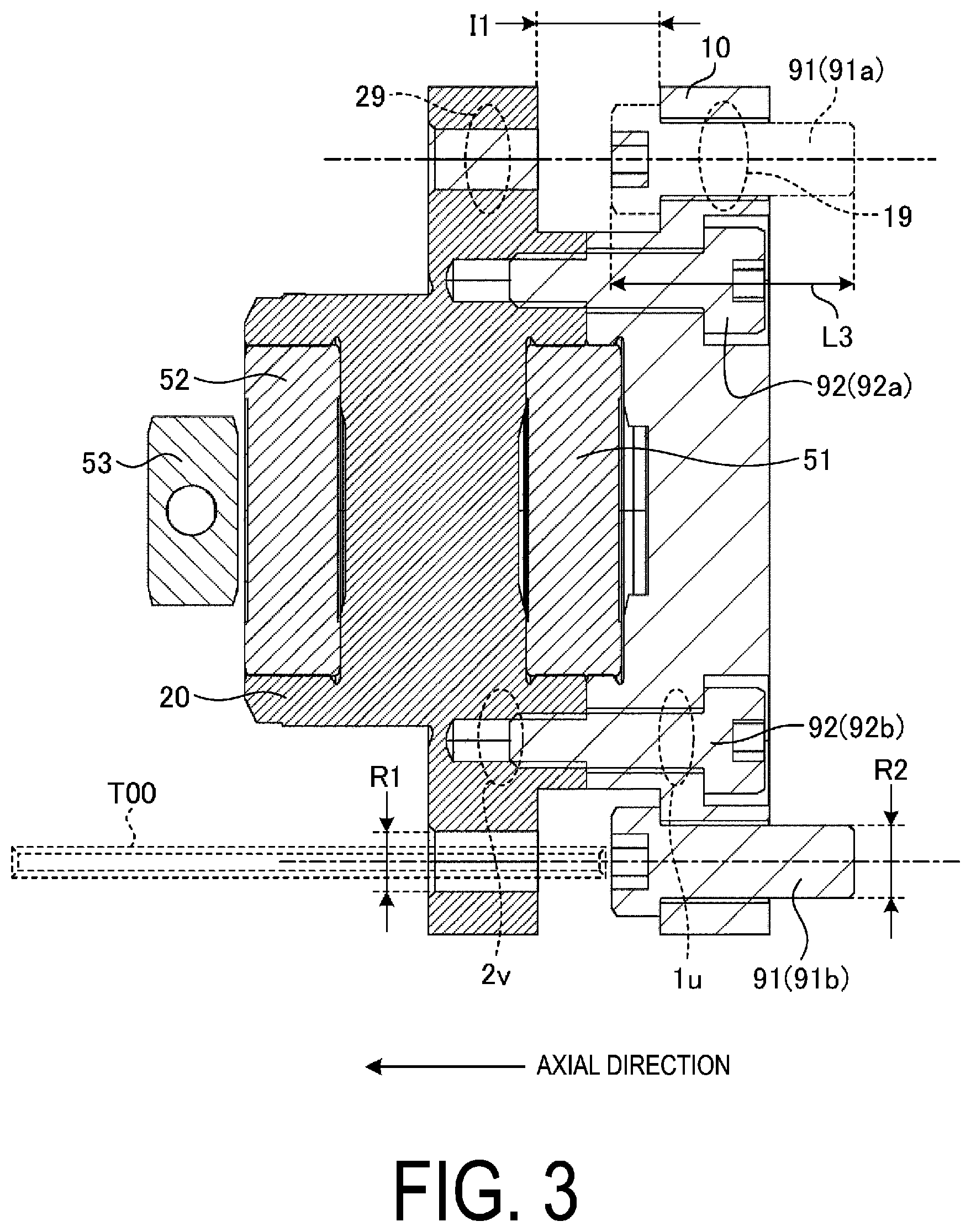 Patent US12297893 Figure 3 – Speed reducer