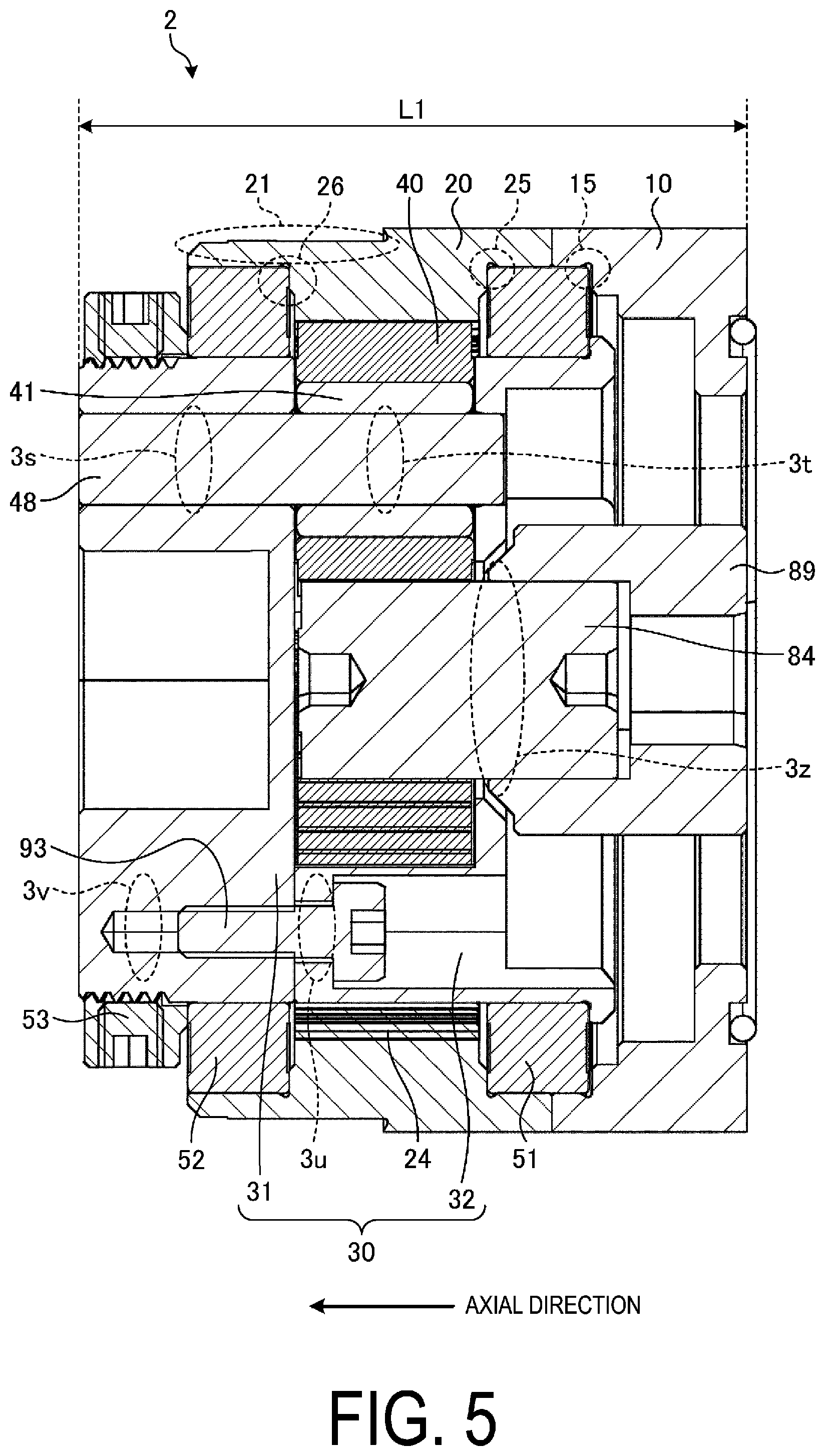 Patent US12297893 Figure 5 – Speed reducer