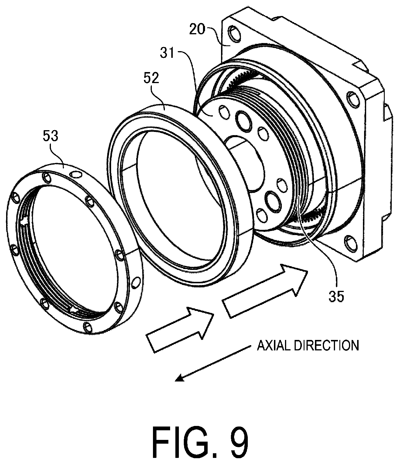Patent US12297893 Figure 9 – Speed reducer