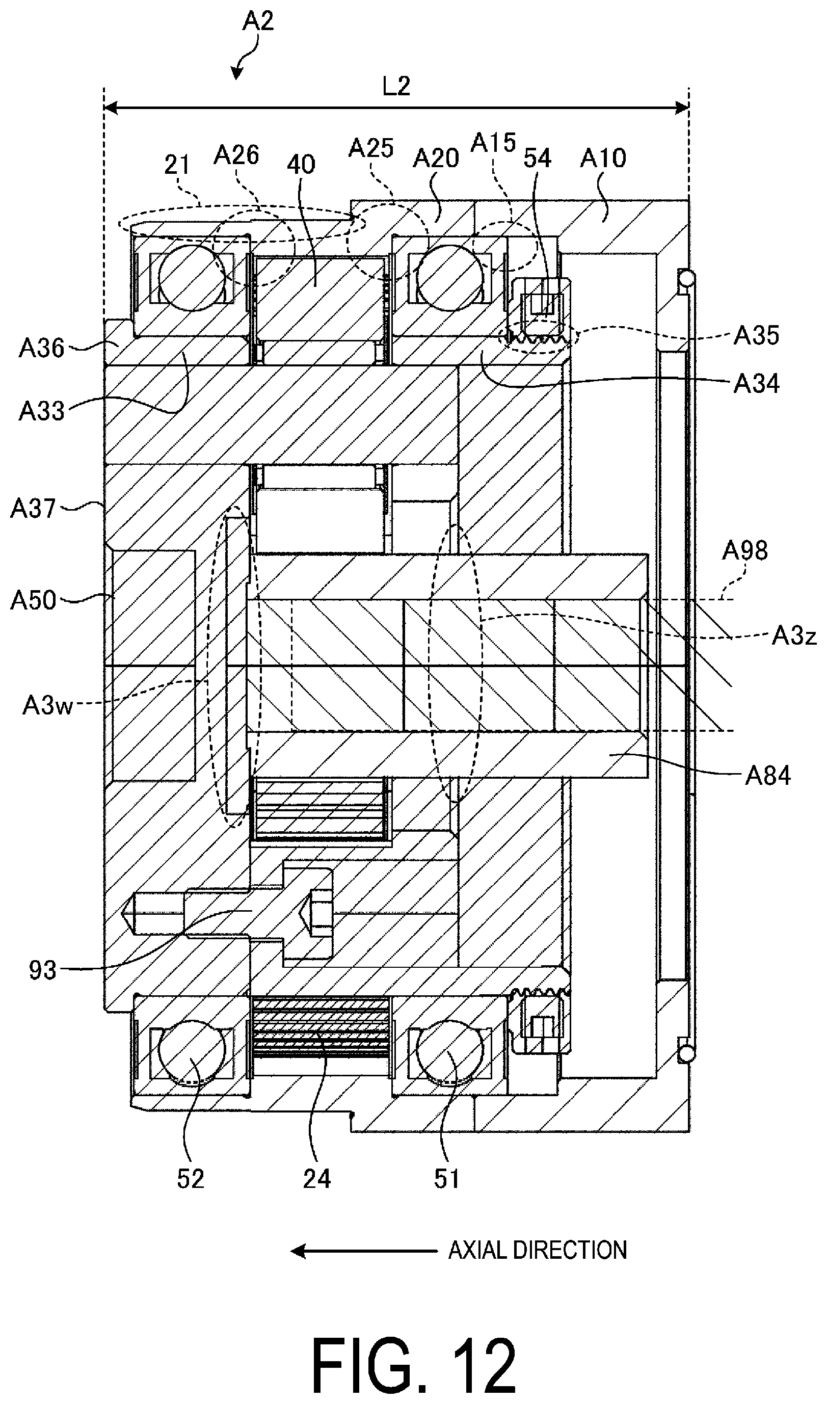 Patent US12297893 Figure 12 – Speed reducer