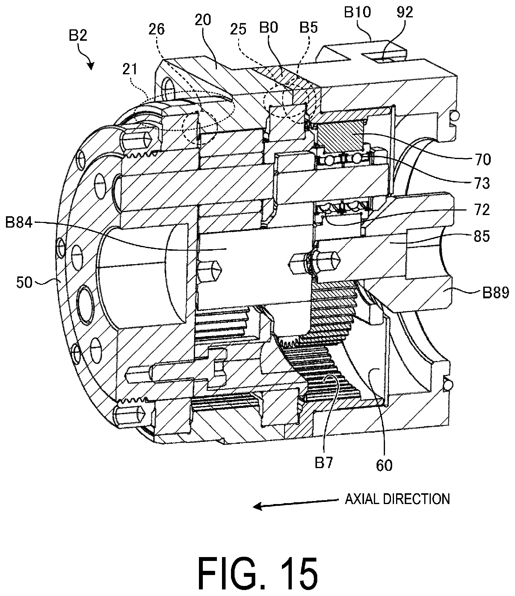 Patent US12297893 Figure 15 – Speed reducer