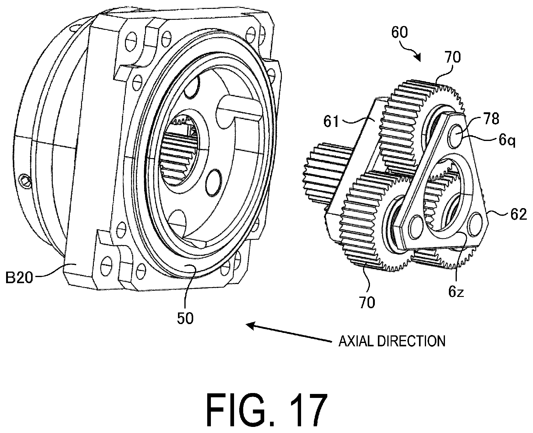 Patent US12297893 Figure 17 – Speed reducer