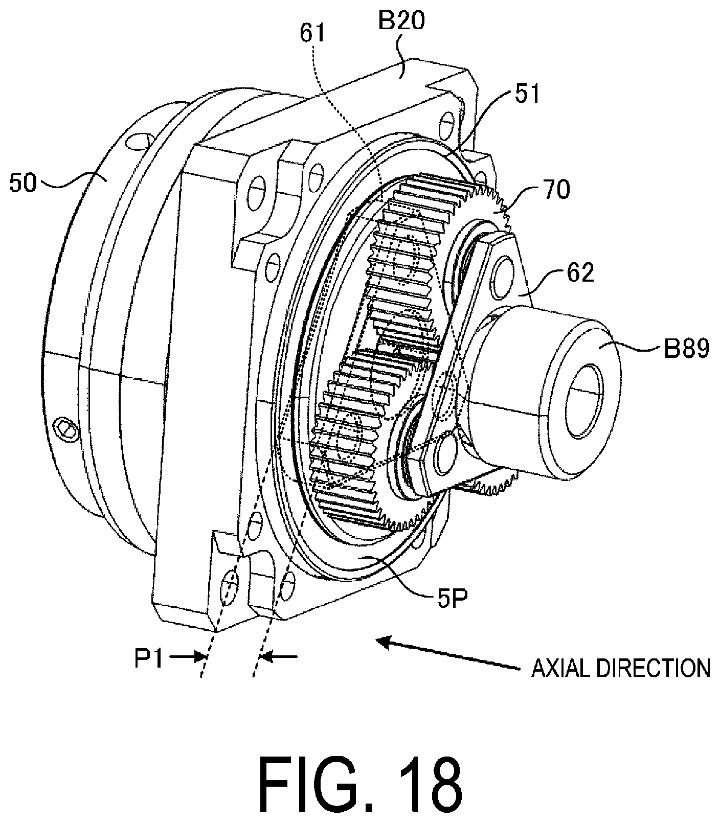 Patent US12297893 Figure 18 – Speed reducer