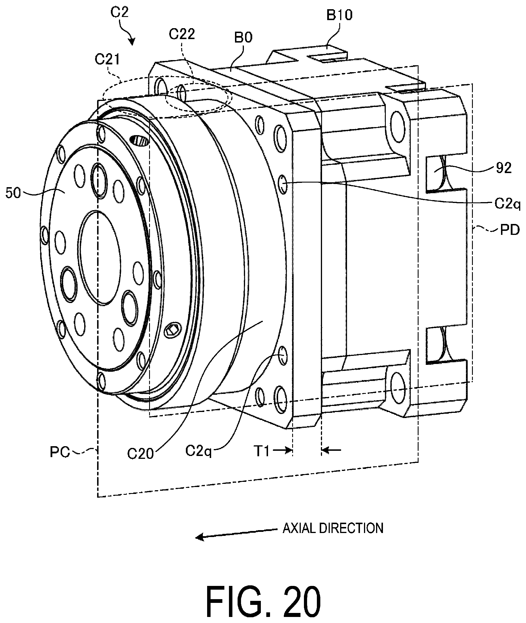 Patent US12297893 Figure 20 – Speed reducer