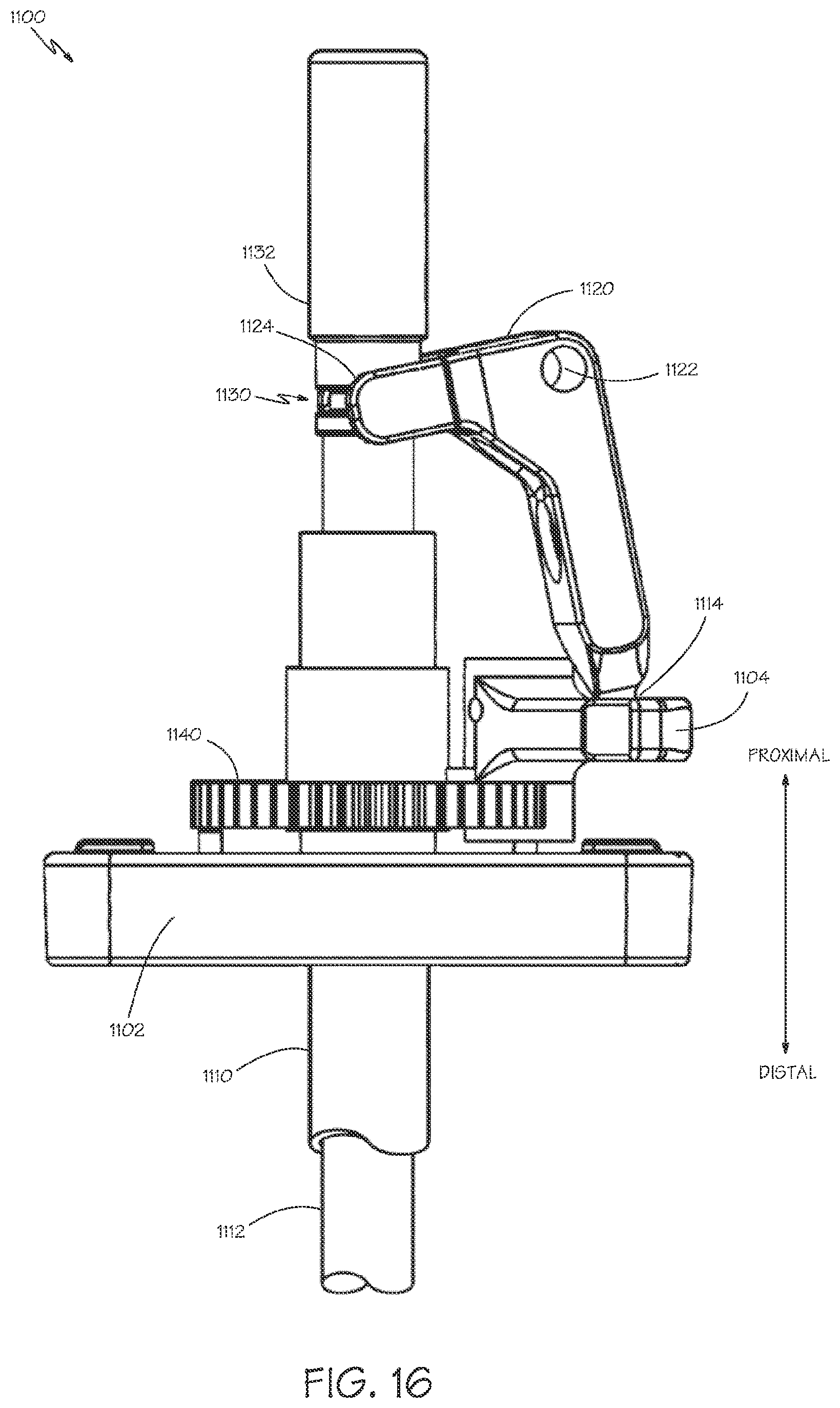Patent US12297894 Figure 6 – Instrument transmission converting roll to linear actuation