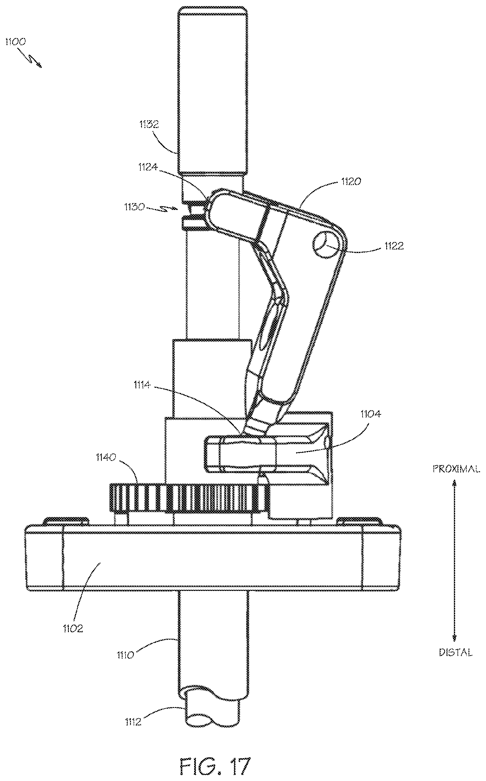 Patent US12297894 Figure 7 – Instrument transmission converting roll to linear actuation