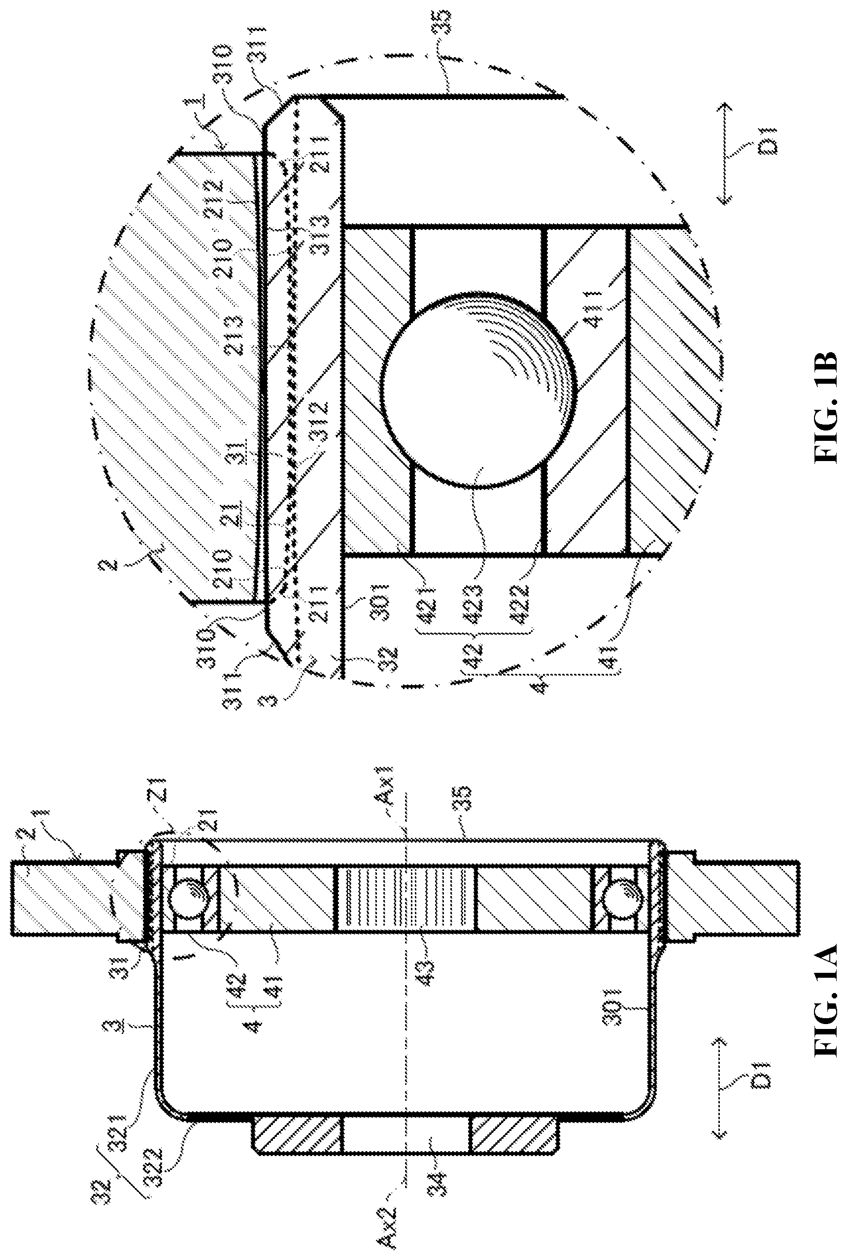 Patent US12297896 Figure 1 – Harmonic gear device and actuator