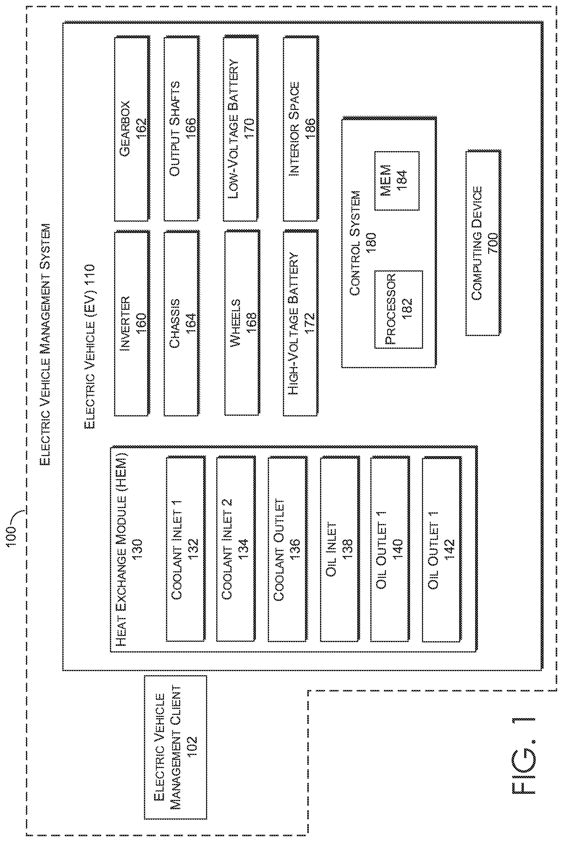 Patent US12297899 Figure 1 – Heat exchange module