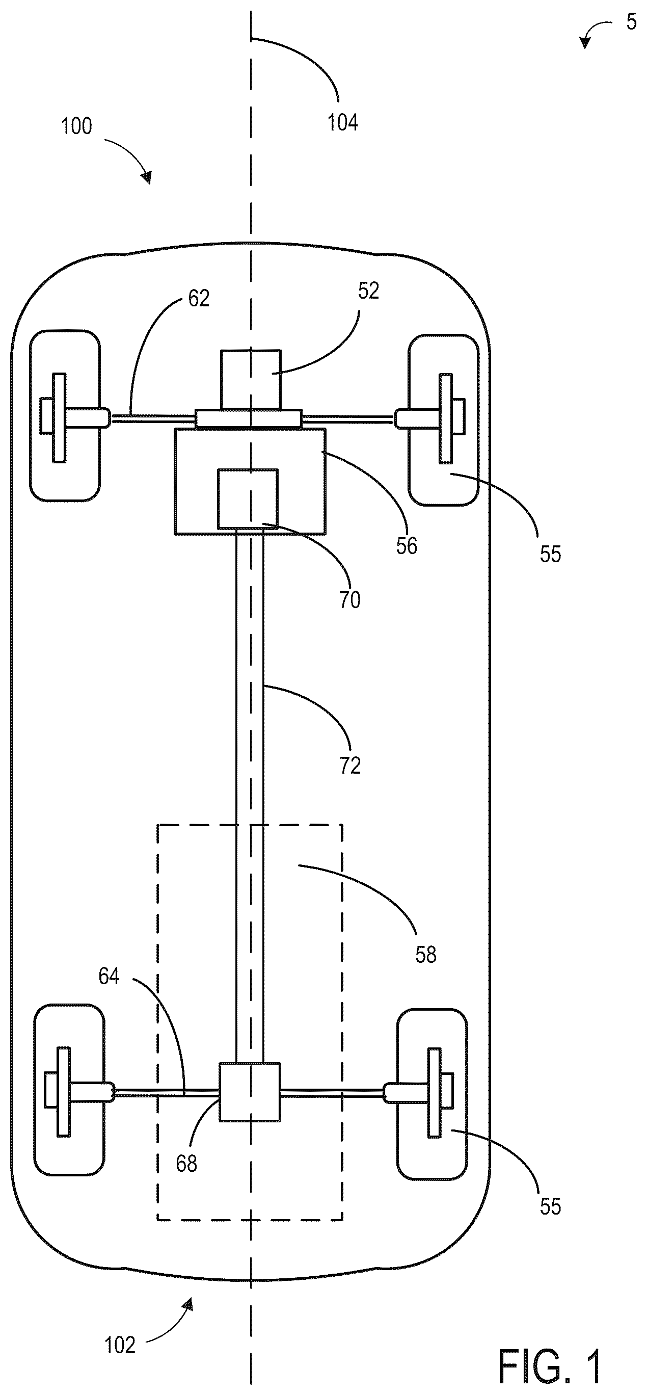Patent US12297904 Figure 1 – Stand-alone, self-purging, hollow-piston hydraulic actuator