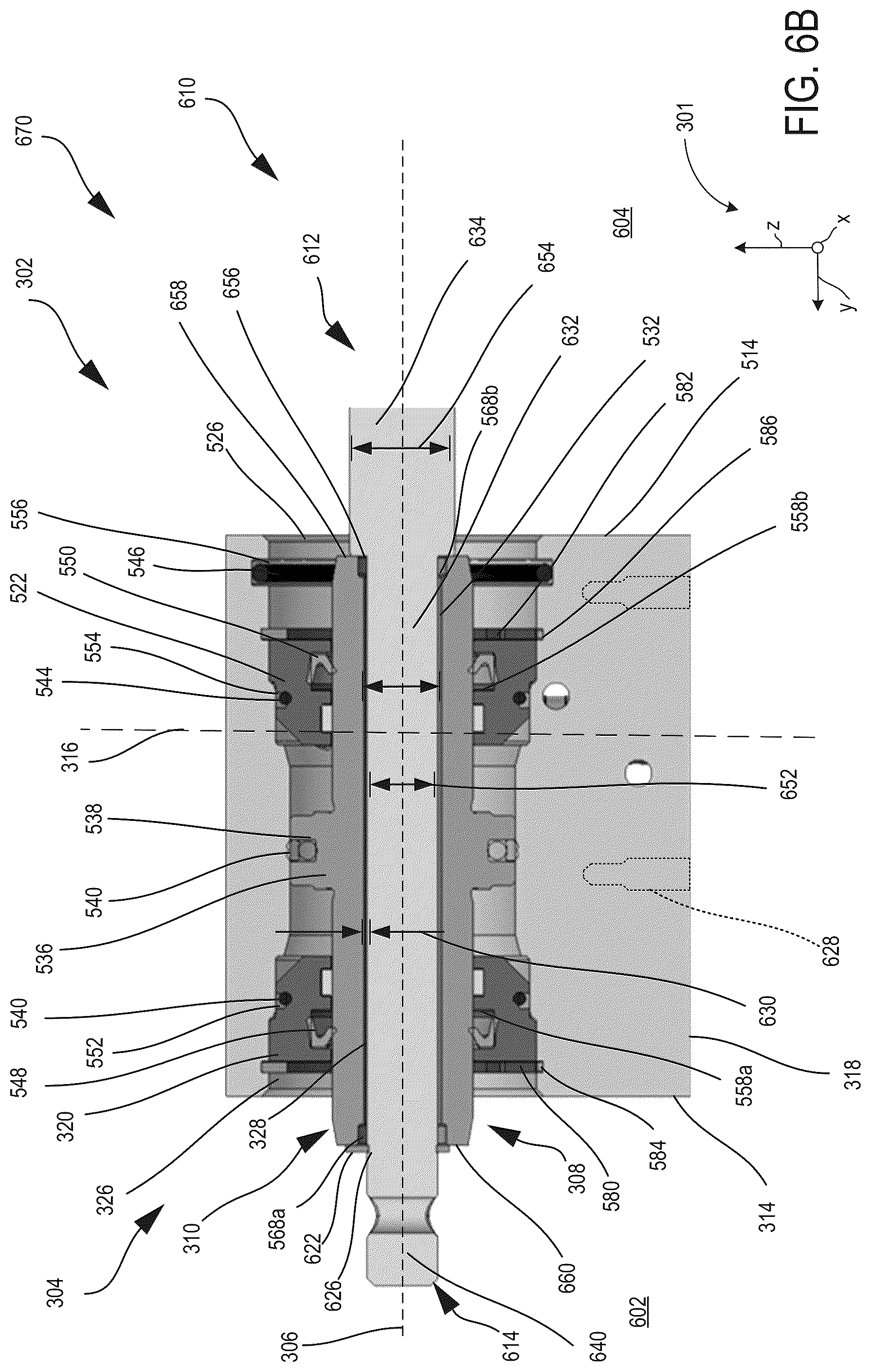 Patent US12297904 Figure 9 – Stand-alone, self-purging, hollow-piston hydraulic actuator