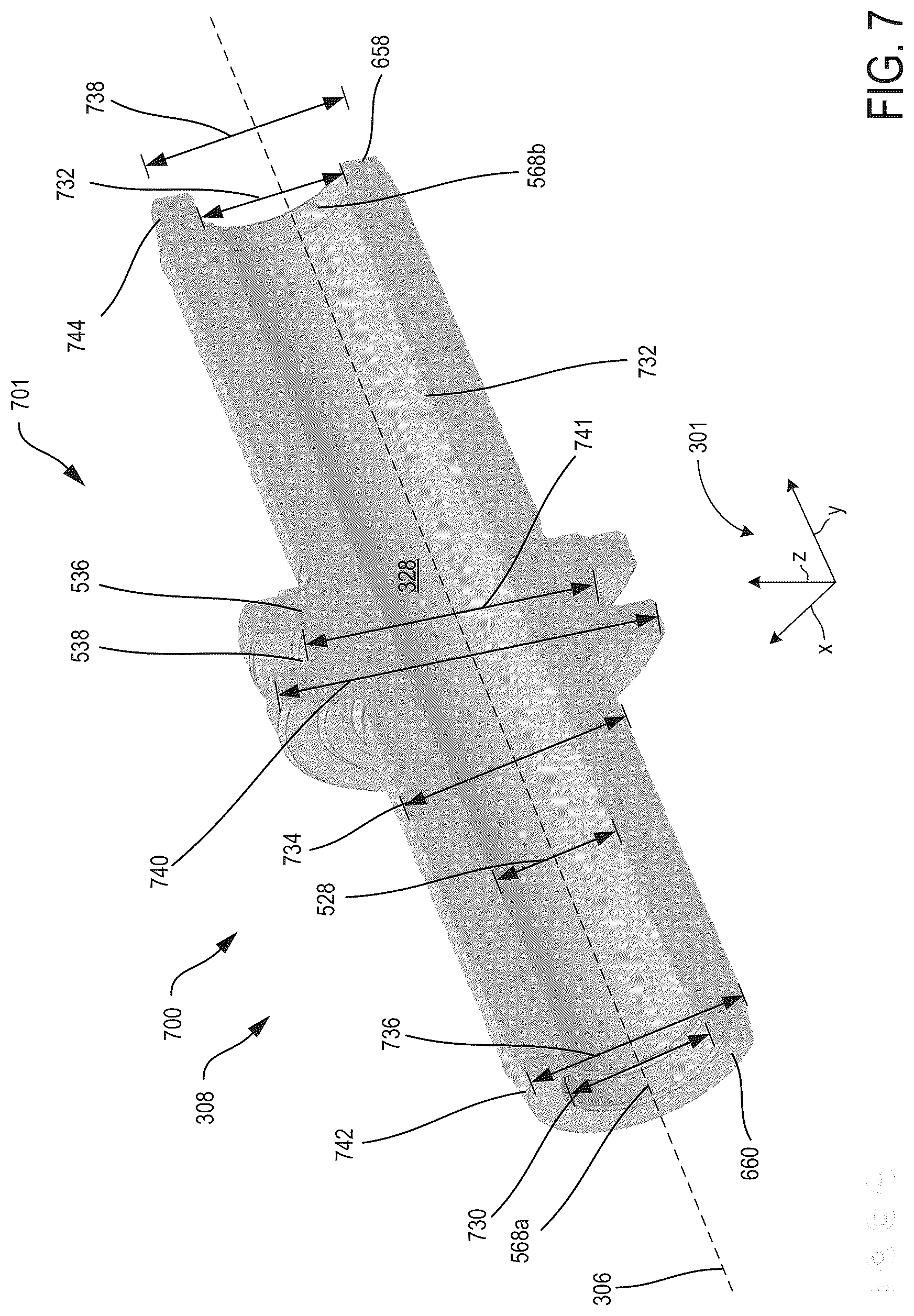 Patent US12297904 Figure 10 – Stand-alone, self-purging, hollow-piston hydraulic actuator