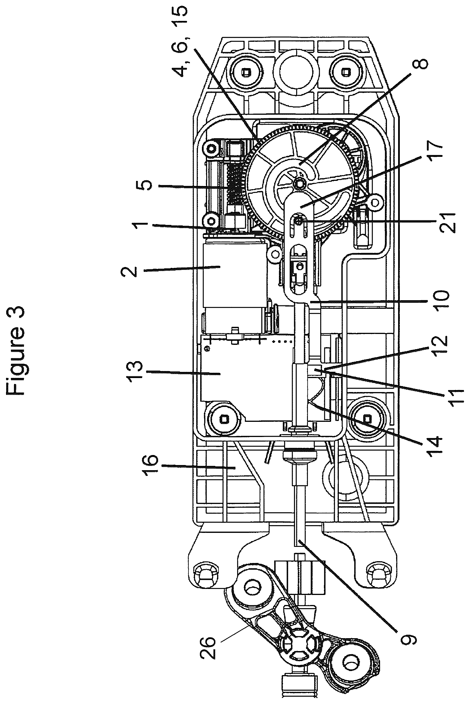 Patent US12297905 Figure 3 – Actuator, and device for engaging a parking lock of a motor vehicle automatic transmission having such an actuator, and motor vehicle equipped therewith