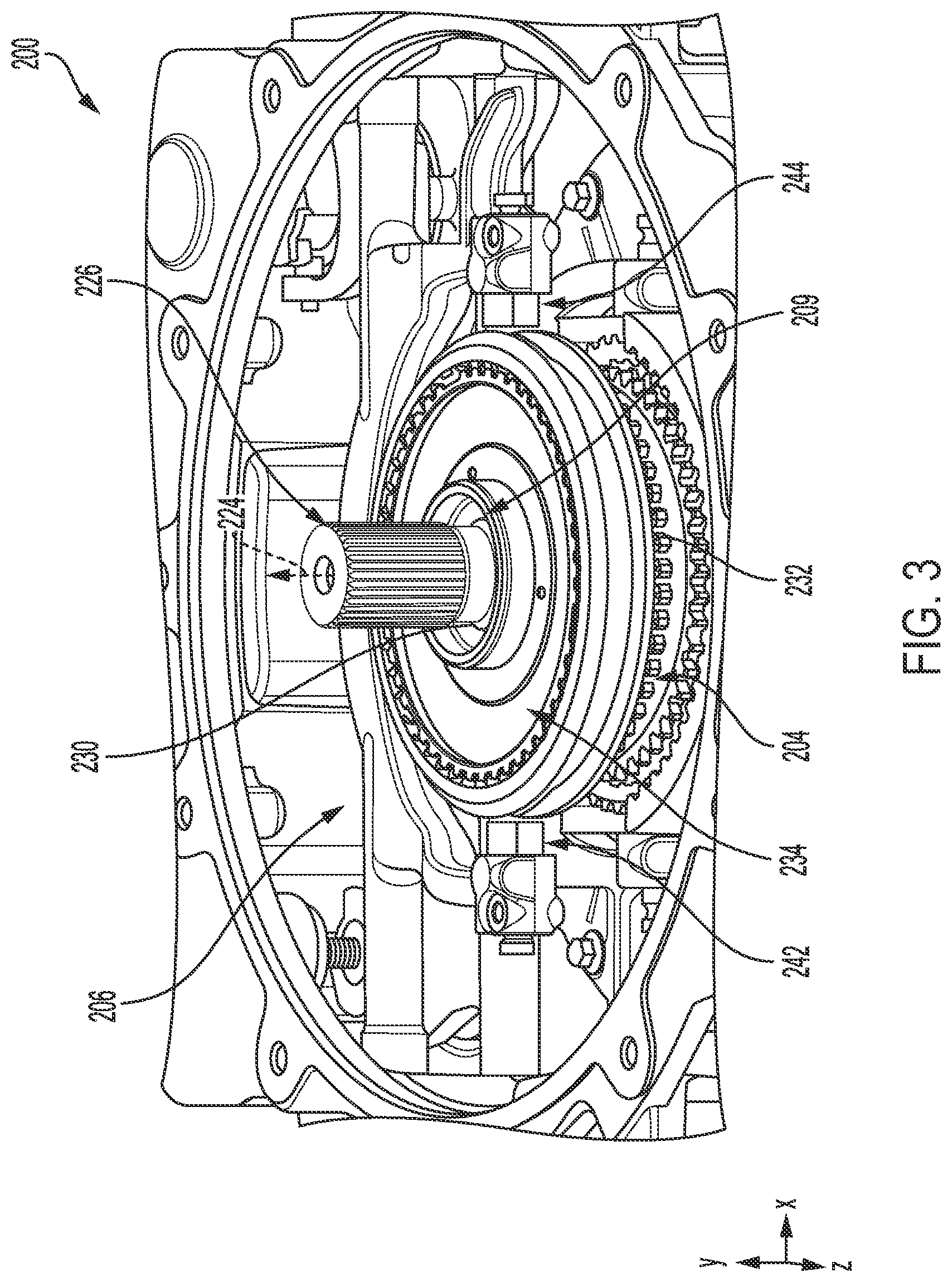 Patent US12297906 Figure 3 – Adjustable shift fork system for efficient assembly and disassembly of a clutch assembly