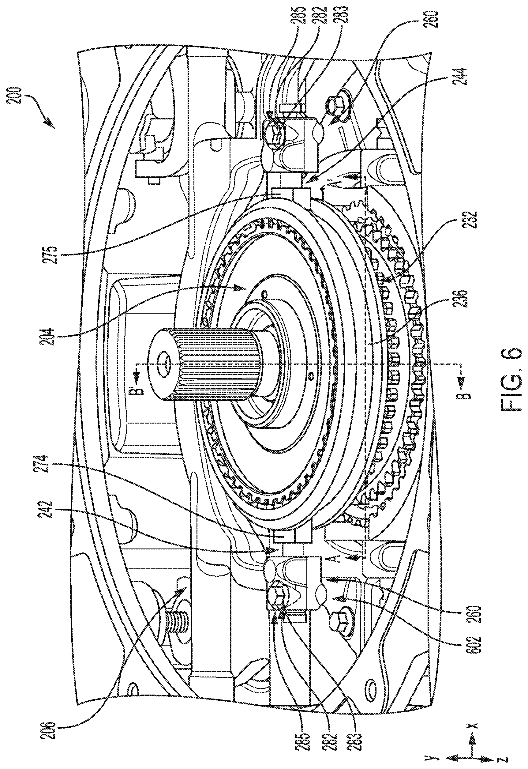 Patent US12297906 Figure 5 – Adjustable shift fork system for efficient assembly and disassembly of a clutch assembly