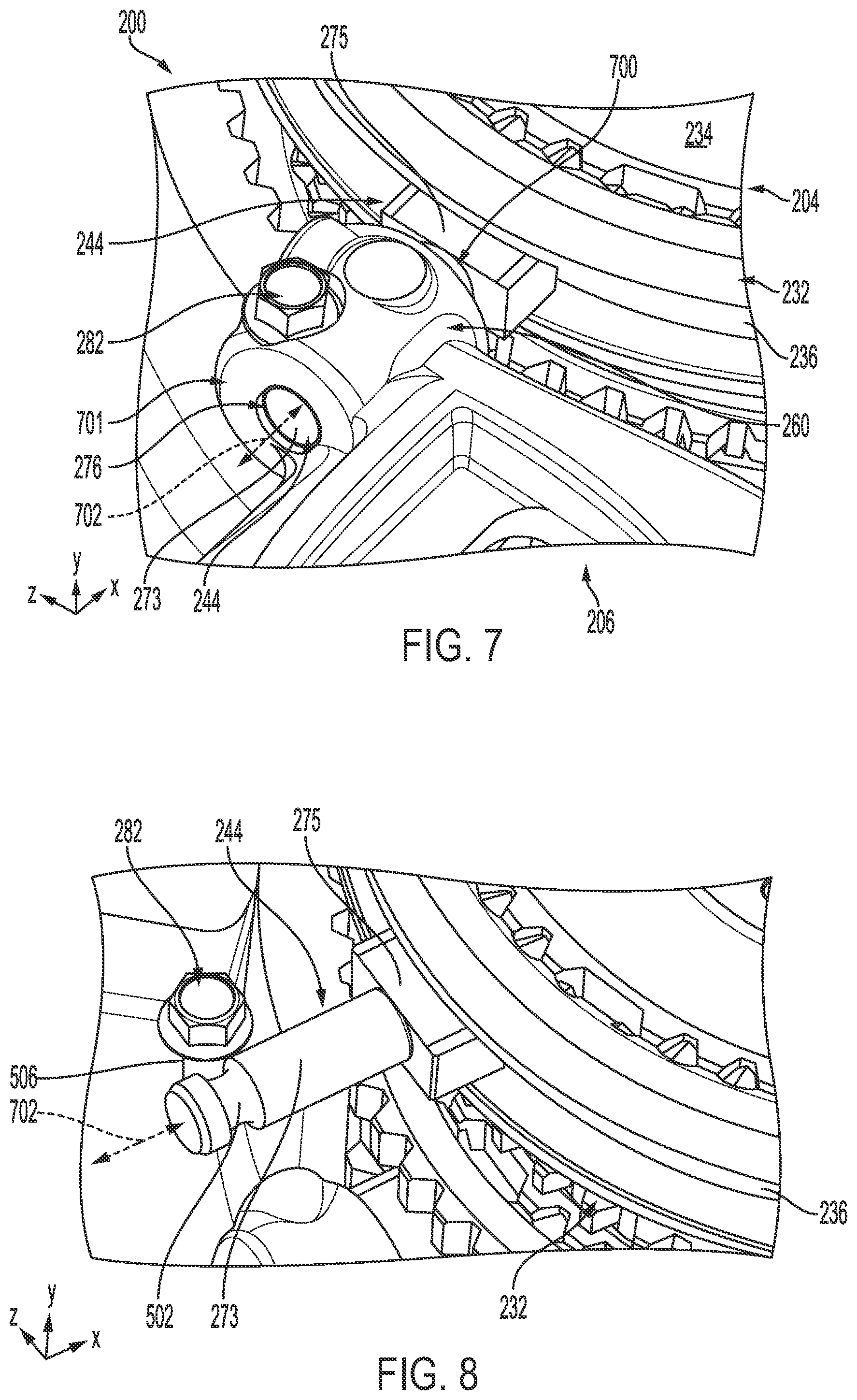 Patent US12297906 Figure 6 – Adjustable shift fork system for efficient assembly and disassembly of a clutch assembly