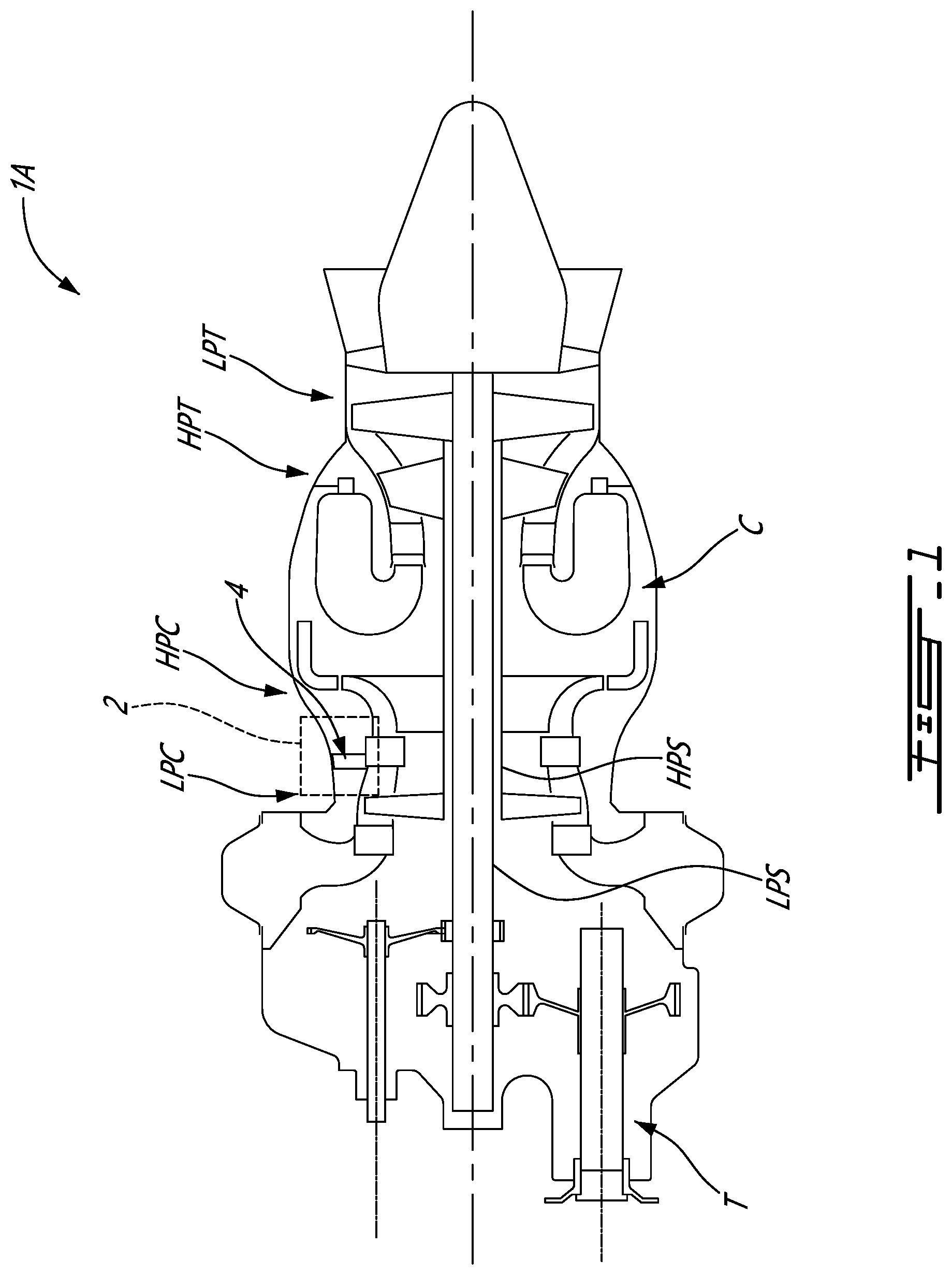 Patent US12297908 Figure 1 – Seal for an aircraft engine