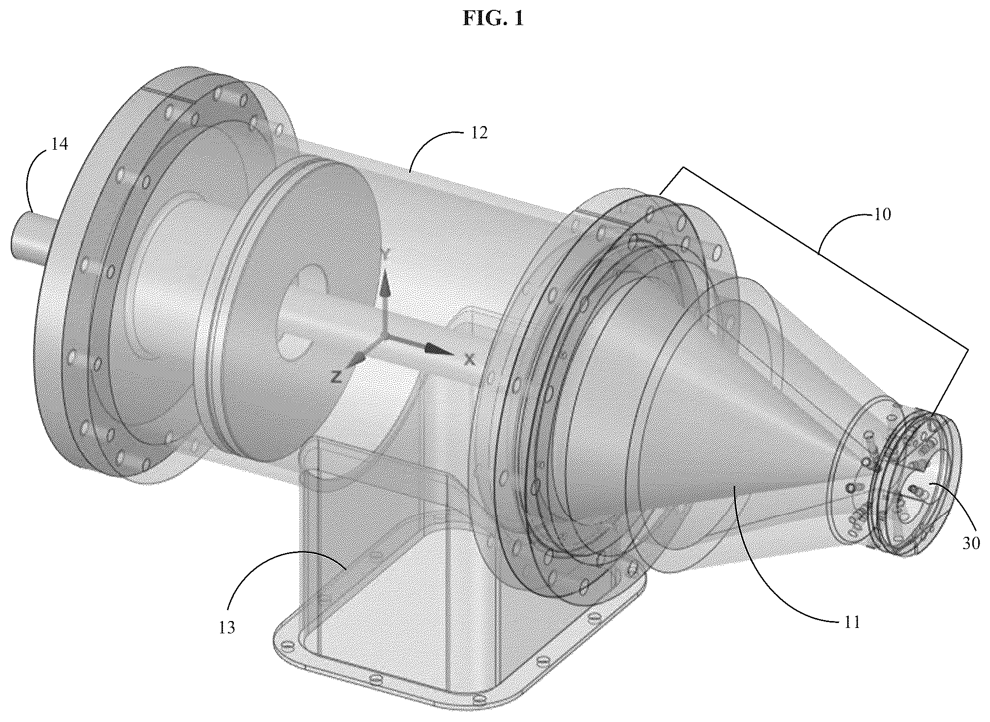 Patent US12297911 Figure 1 – Pressure valve assembly