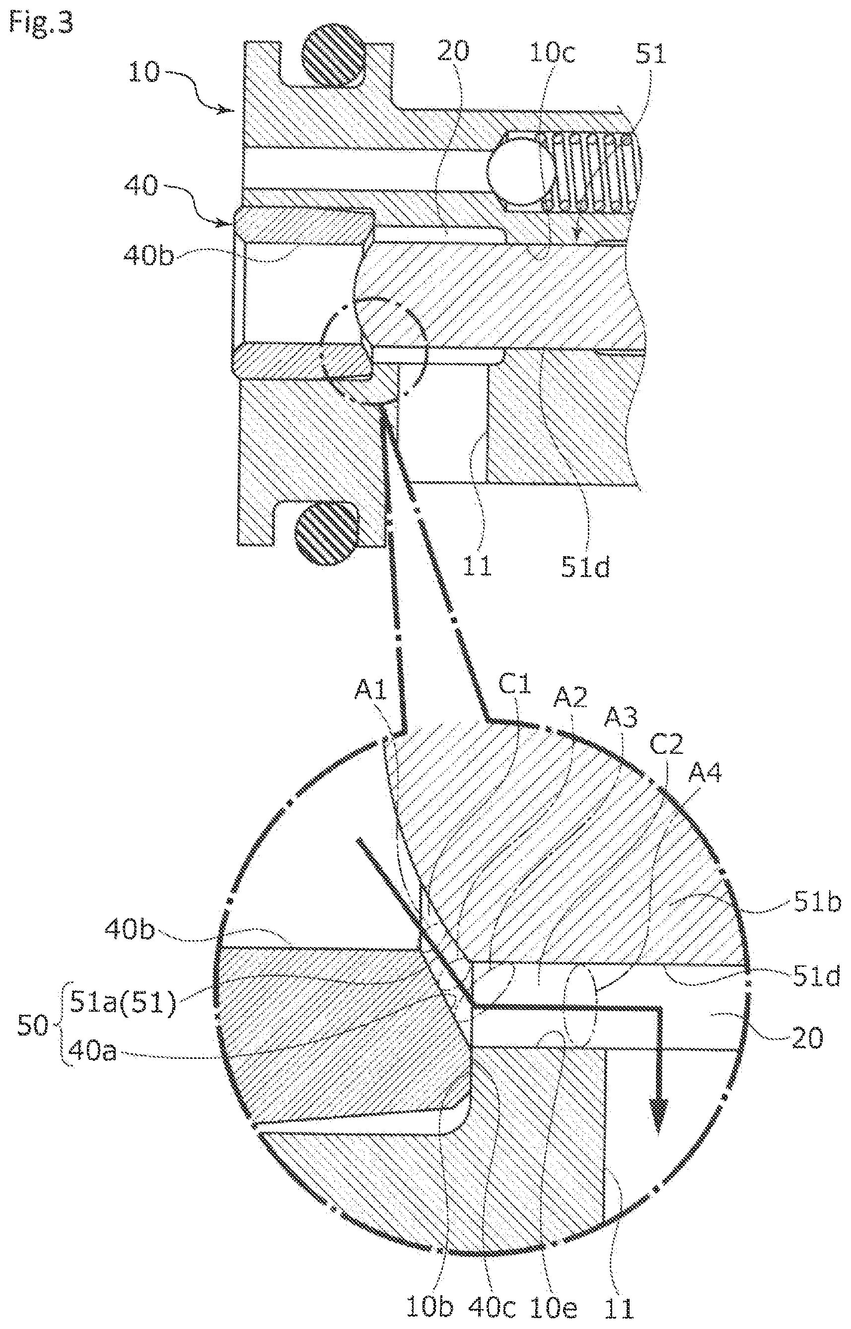 Patent US12297913 Figure 3 – Fluid control valve