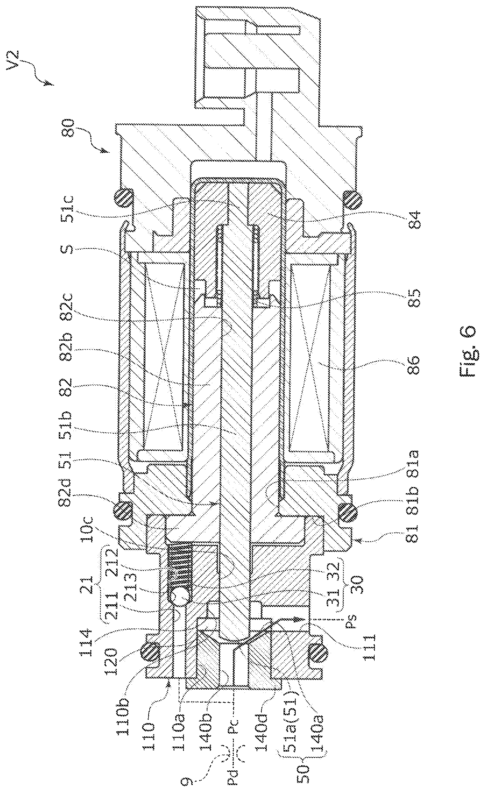 Patent US12297913 Figure 6 – Fluid control valve