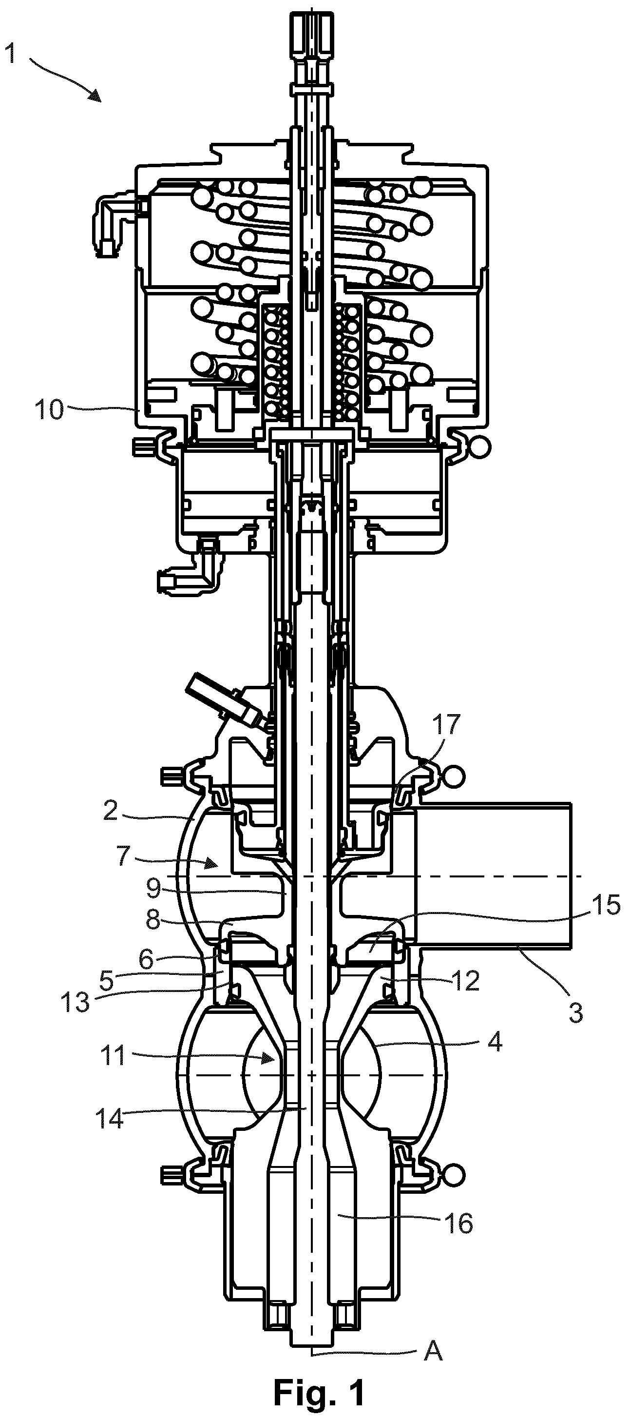Patent US12297914 Figure 1 – Gate valve