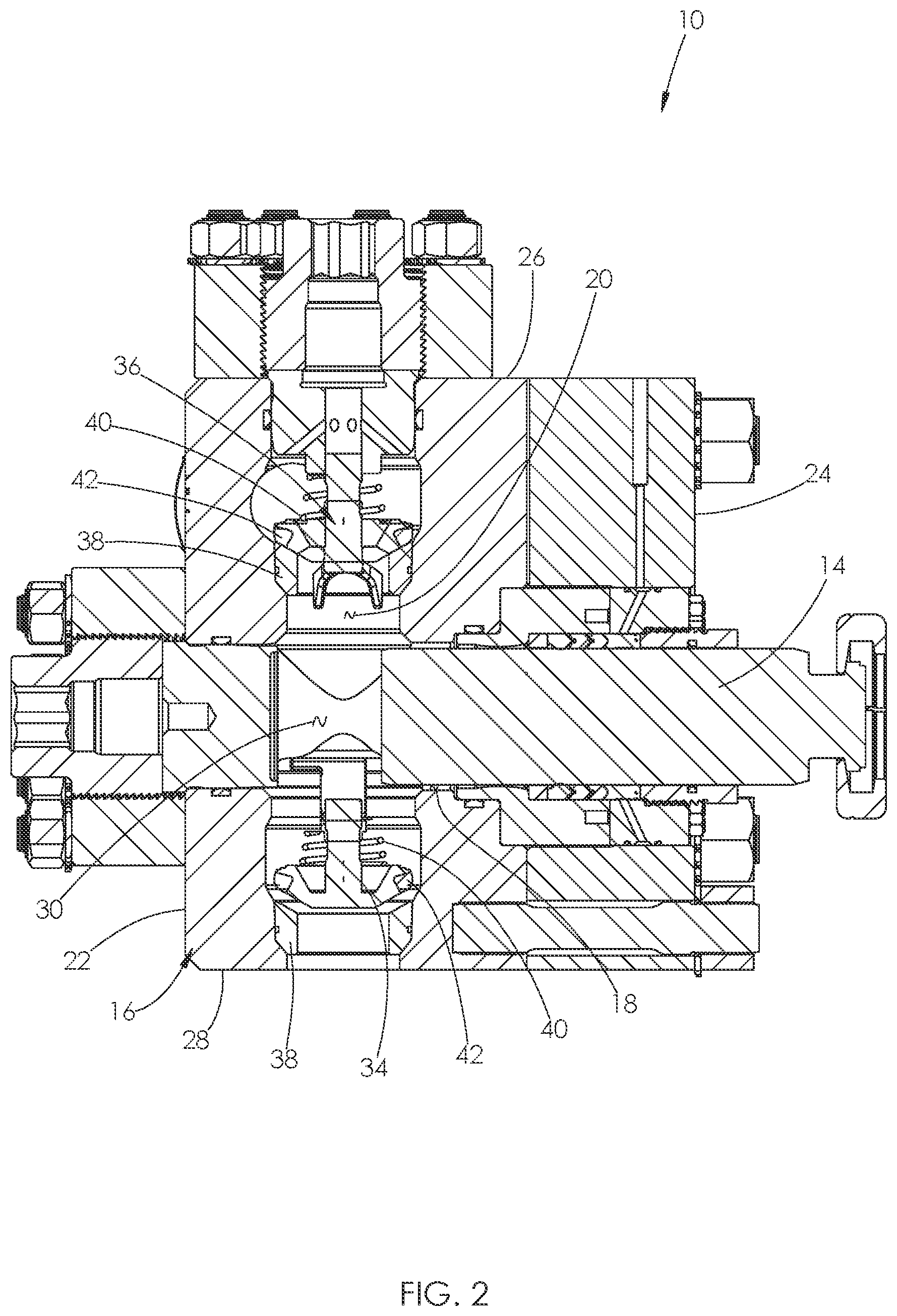 Patent US12297915 Figure 2 – Valve body