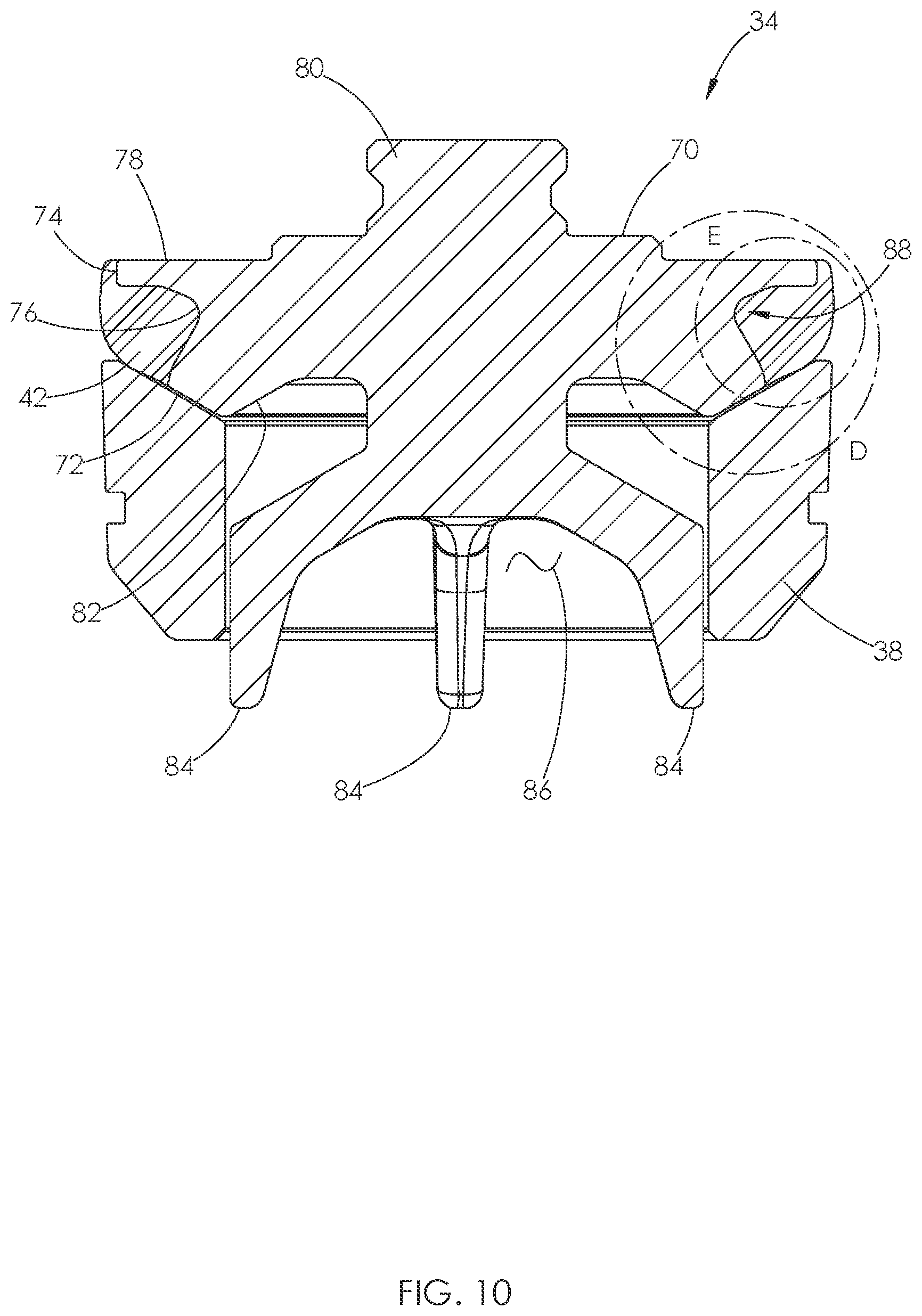 Patent US12297915 Figure 8 – Valve body