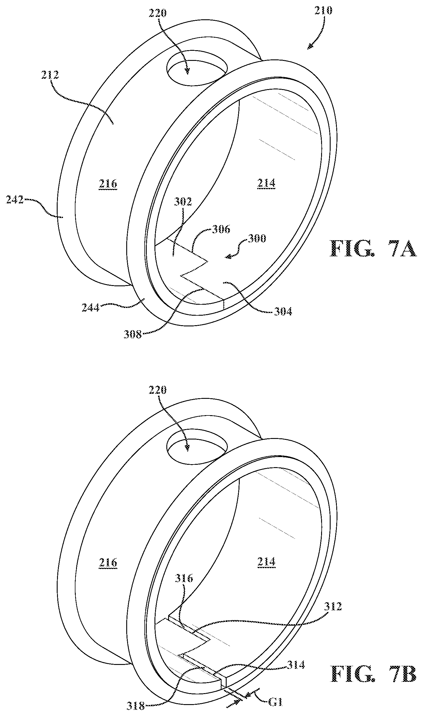 Patent US12297916 Figure 7 – Valve seat with seal for use with valve element in valve assembly