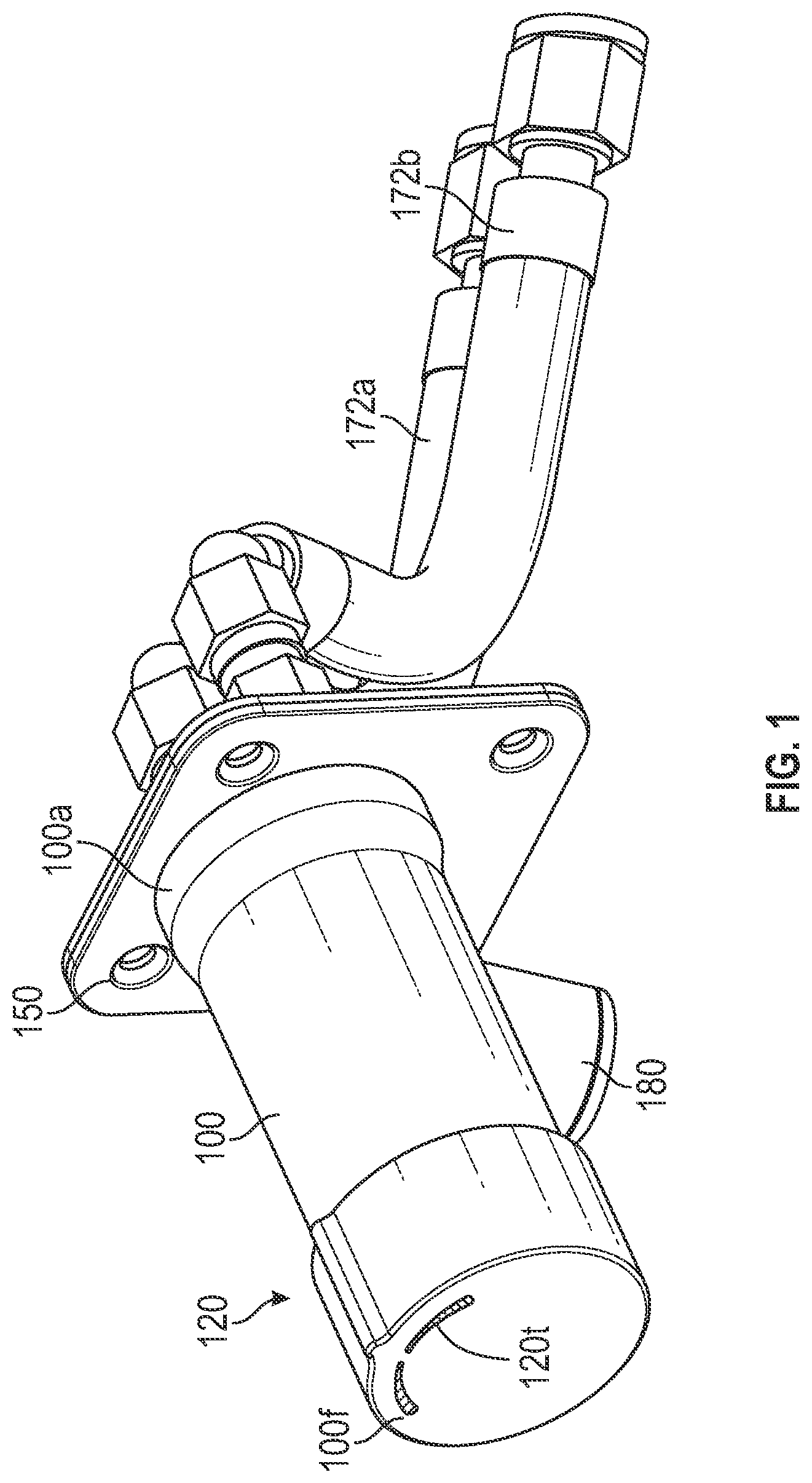 Patent US12297919 Figure 1 – Faucet with internal damper