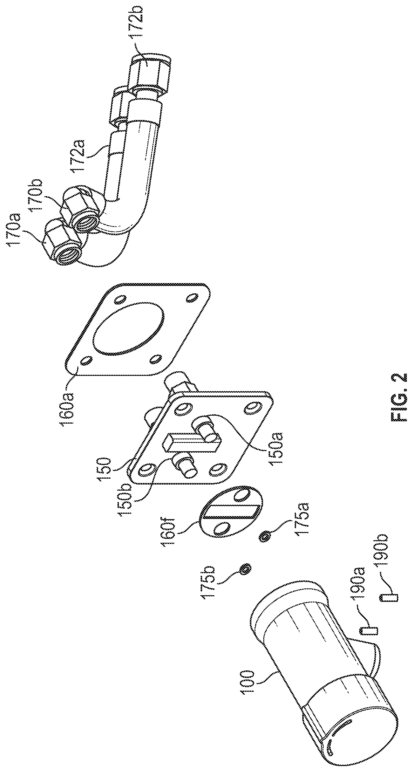 Patent US12297919 Figure 2 – Faucet with internal damper