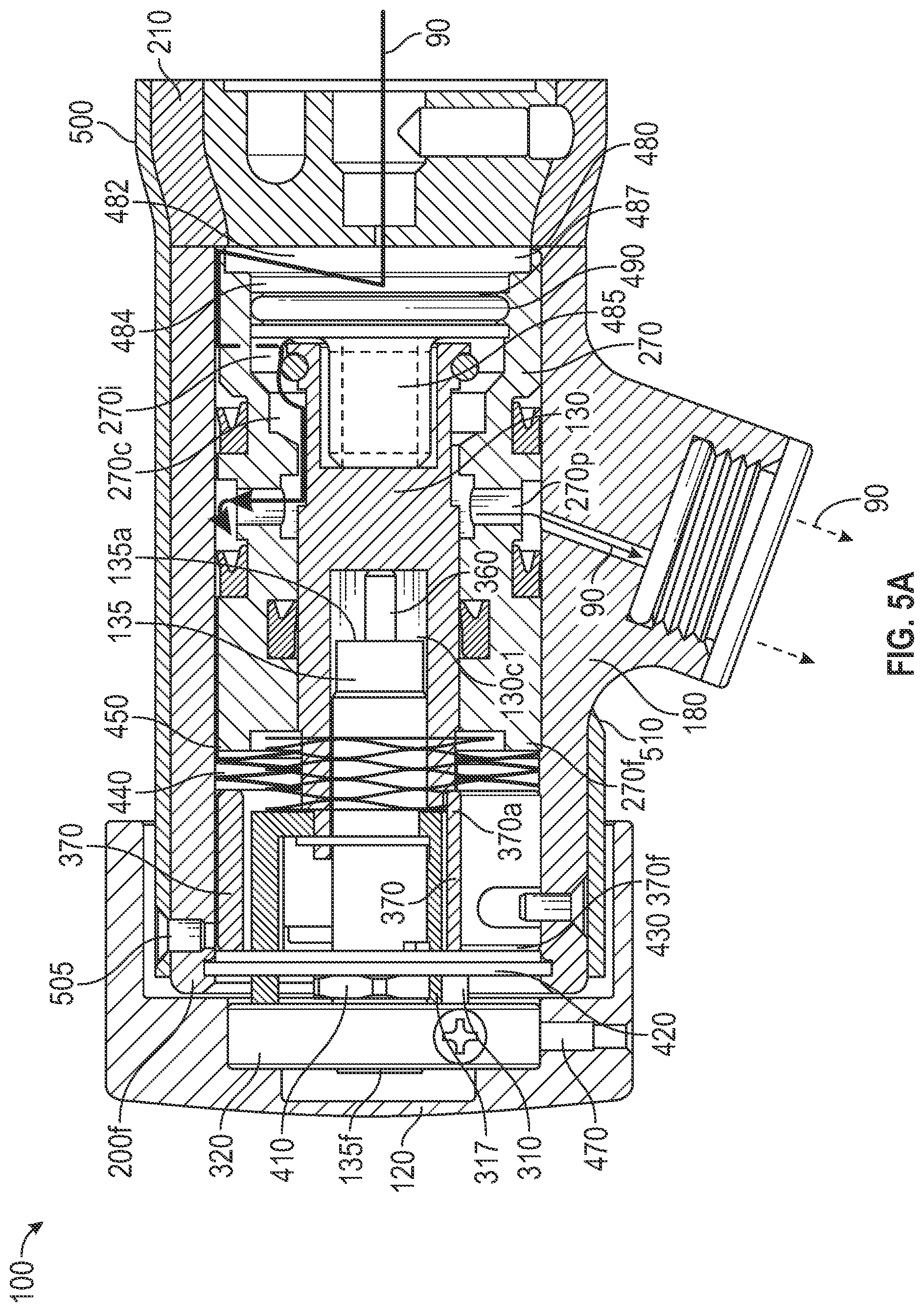 Patent US12297919 Figure 6 – Faucet with internal damper