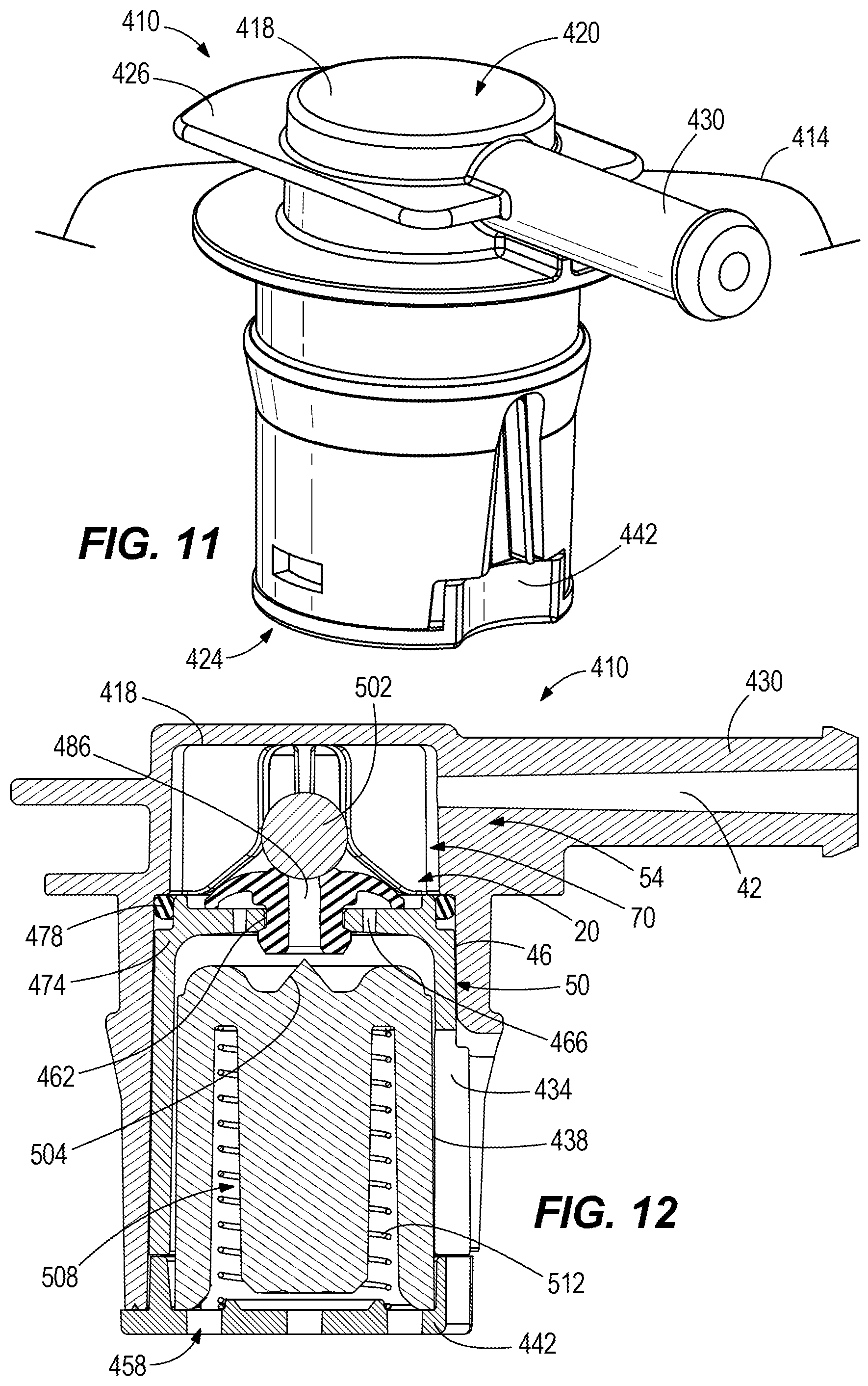 Patent US12297921 Figure 8 – Rollover vent valve assembly