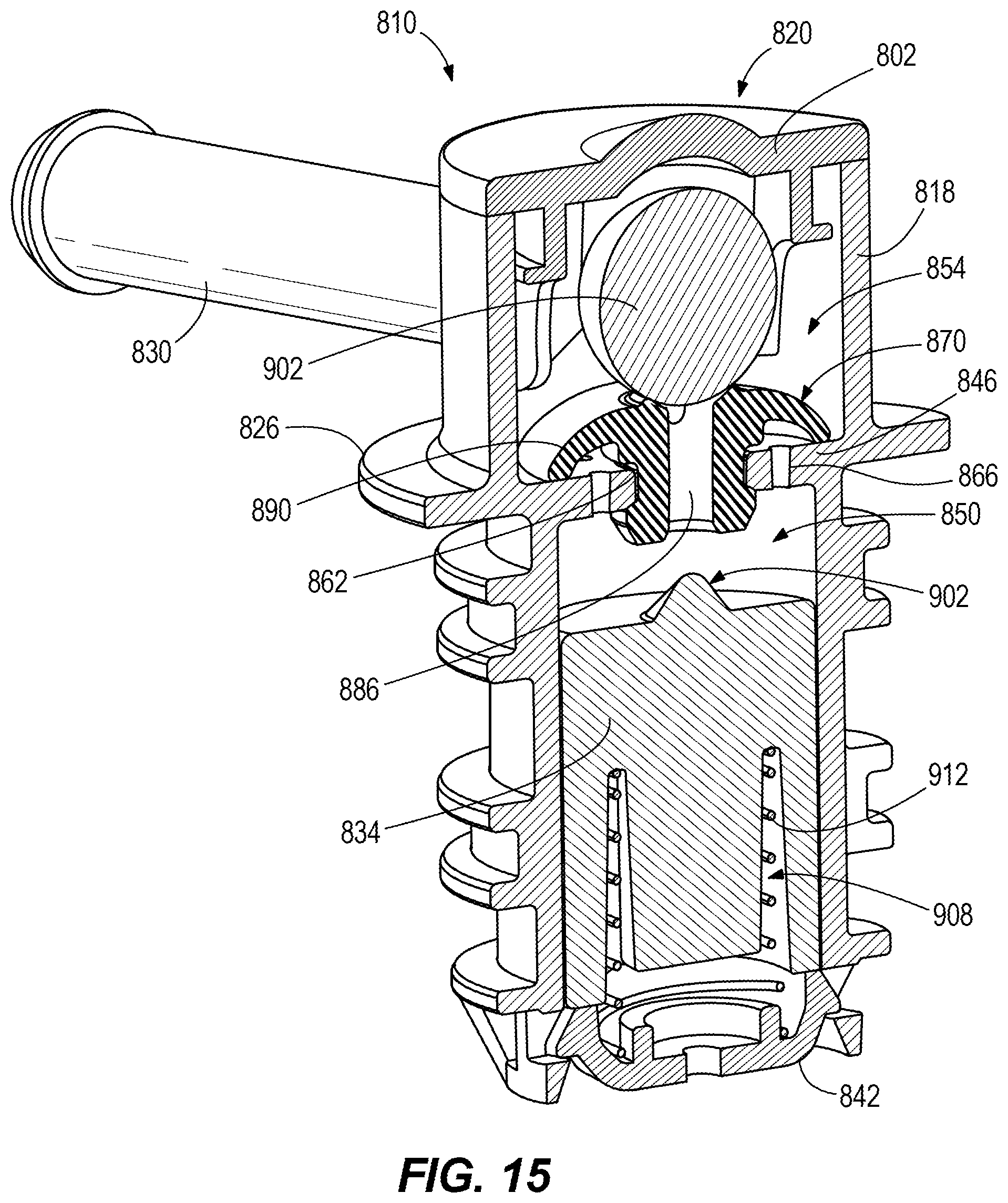 Patent US12297921 Figure 11 – Rollover vent valve assembly