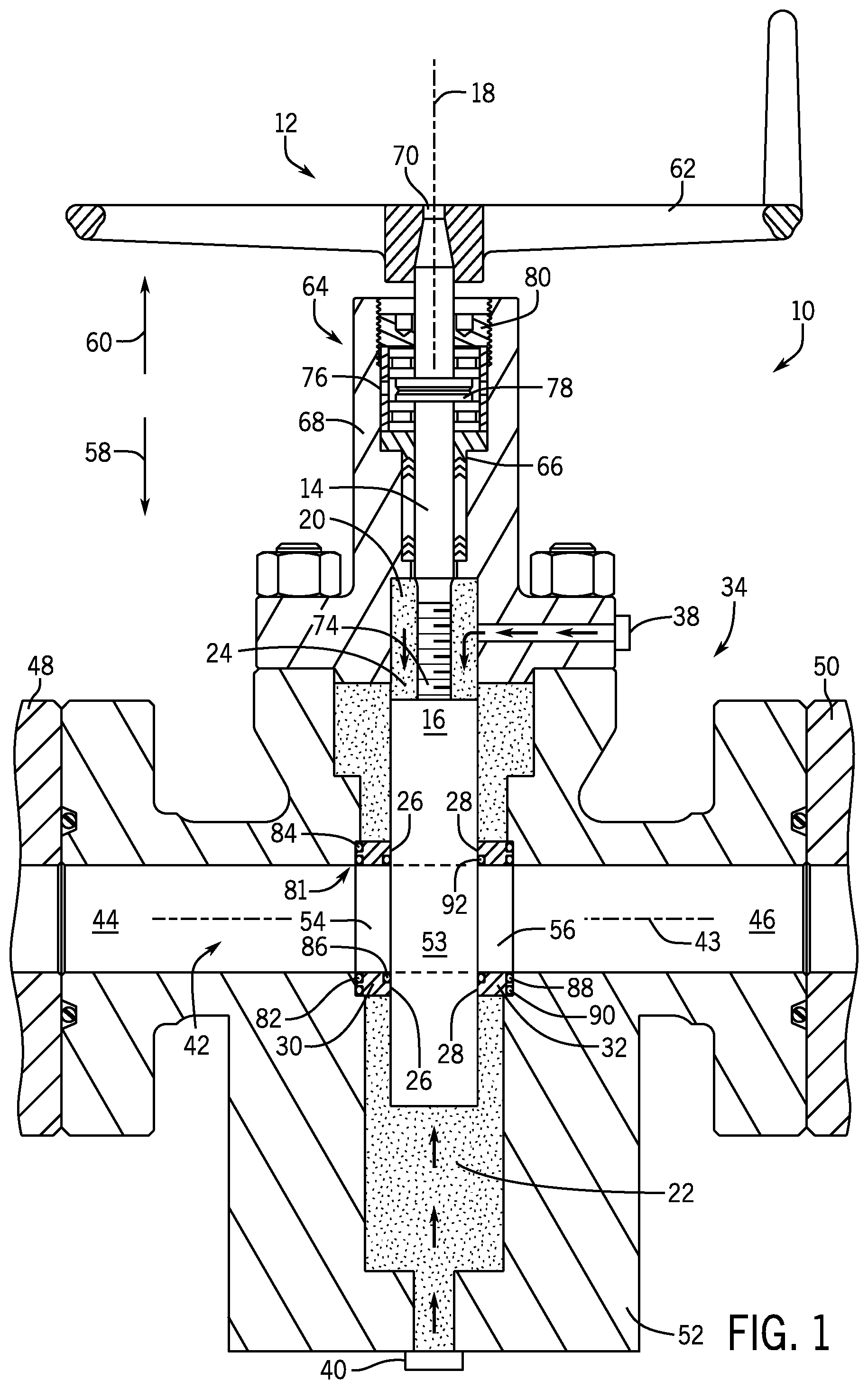 Patent US12297924 — Valve insert system — Figure 1