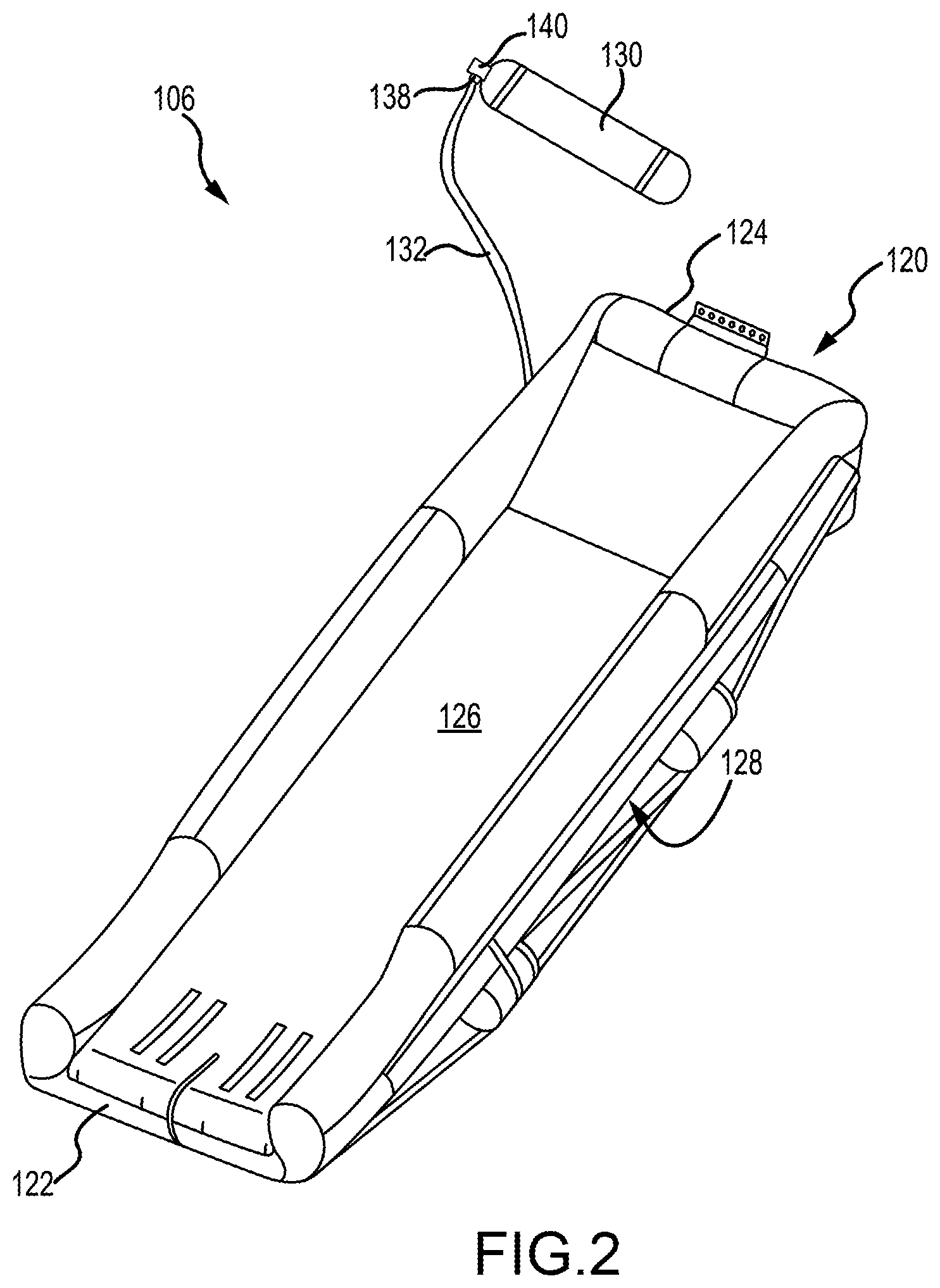 Patent US12297926 Figure 2 – Solenoid operated pressure cartridge for inflation system