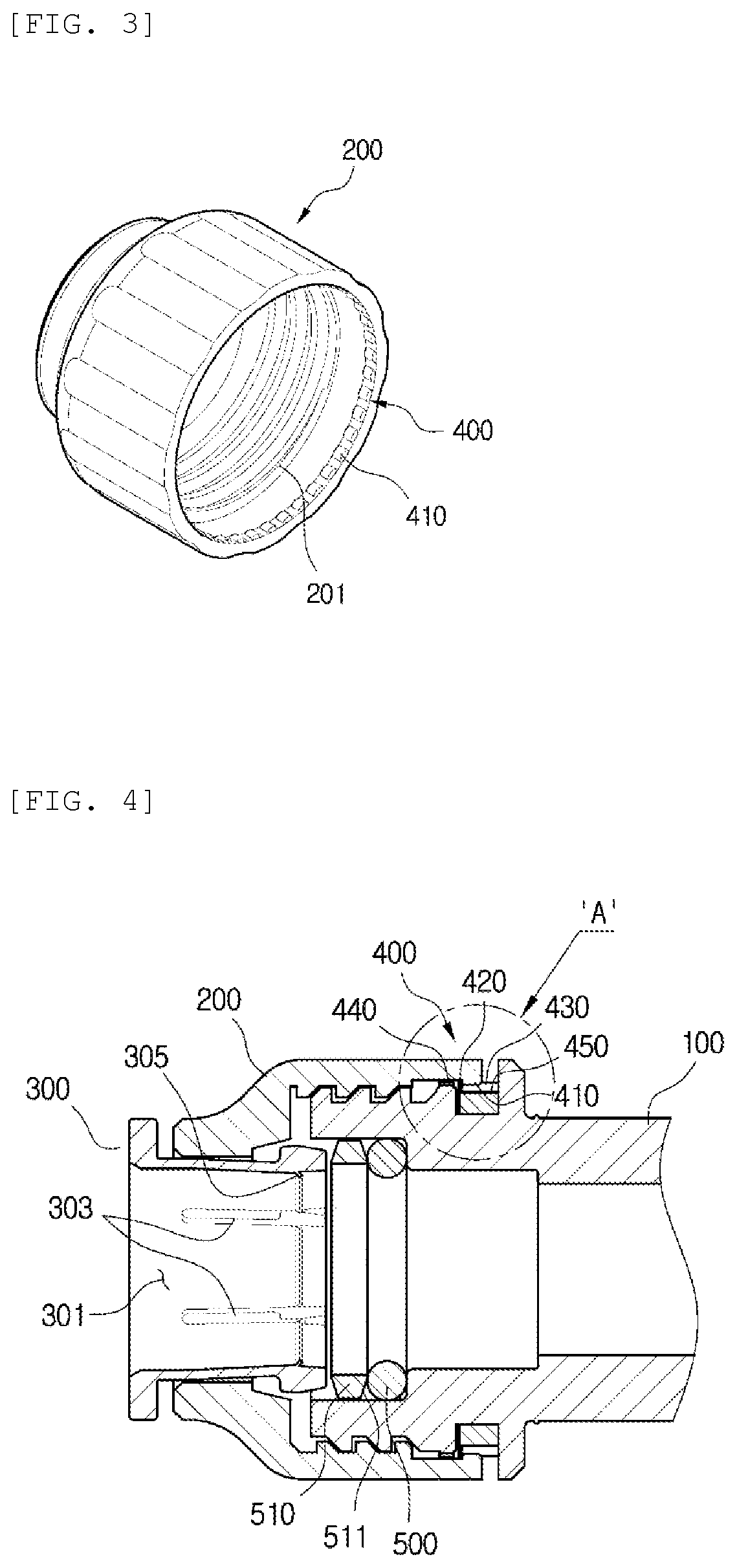 Patent US12297933 Figure 2 – Connector for piping