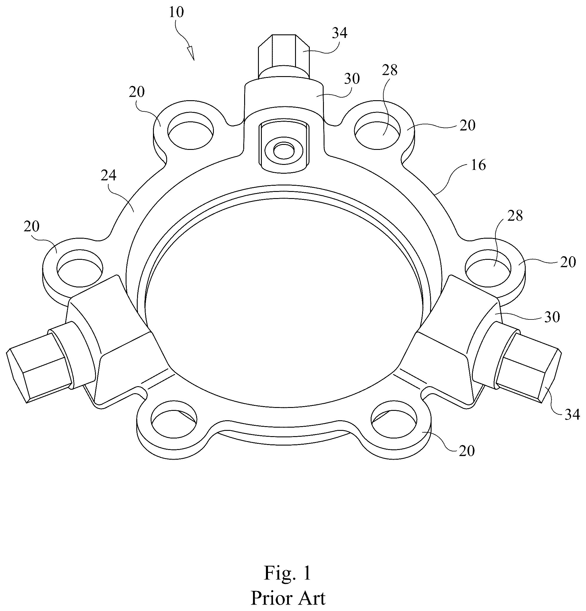 Patent US12297937 Figure 1 – Mechanical joint retainer gland