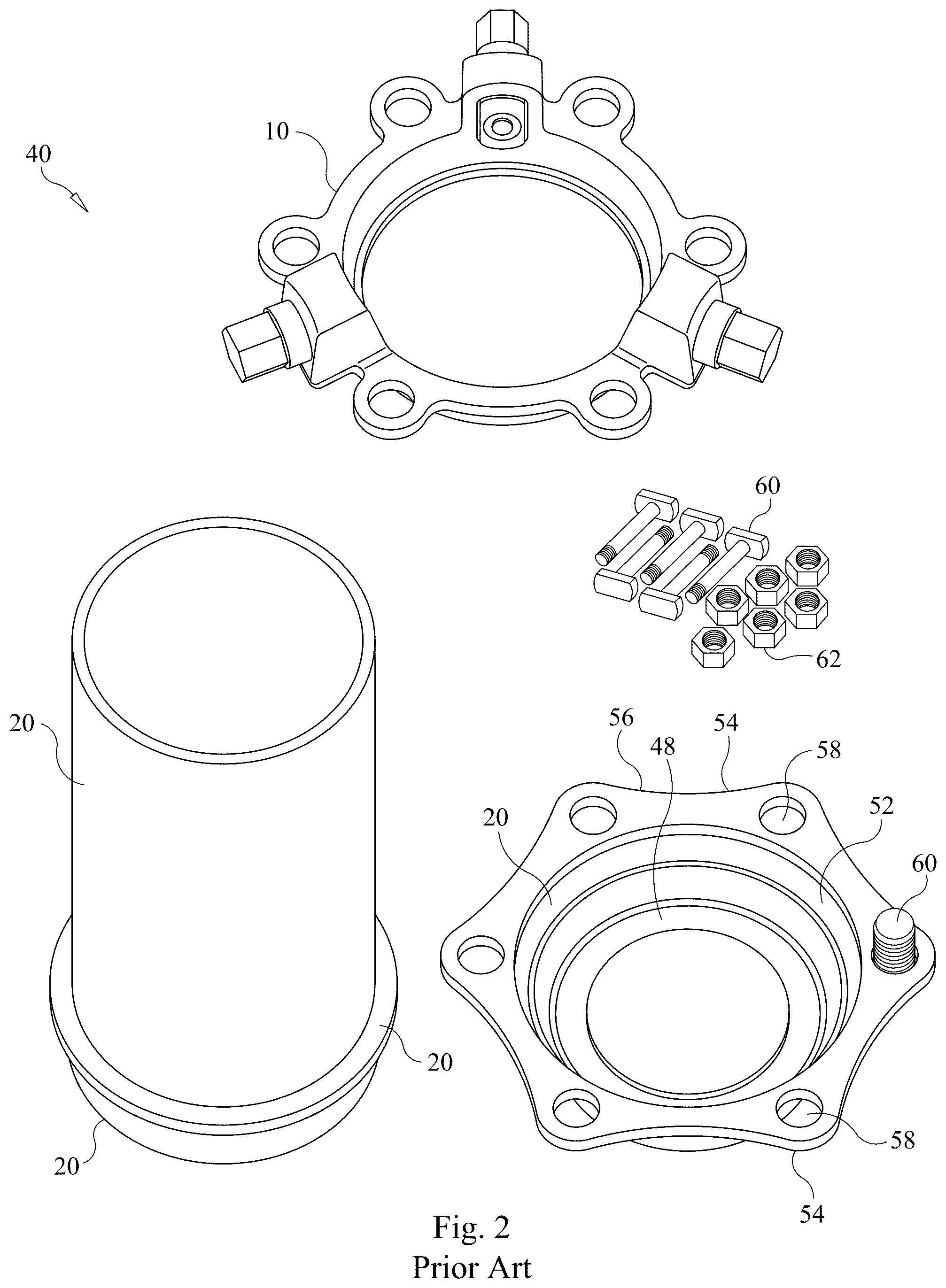 Patent US12297937 Figure 2 – Mechanical joint retainer gland